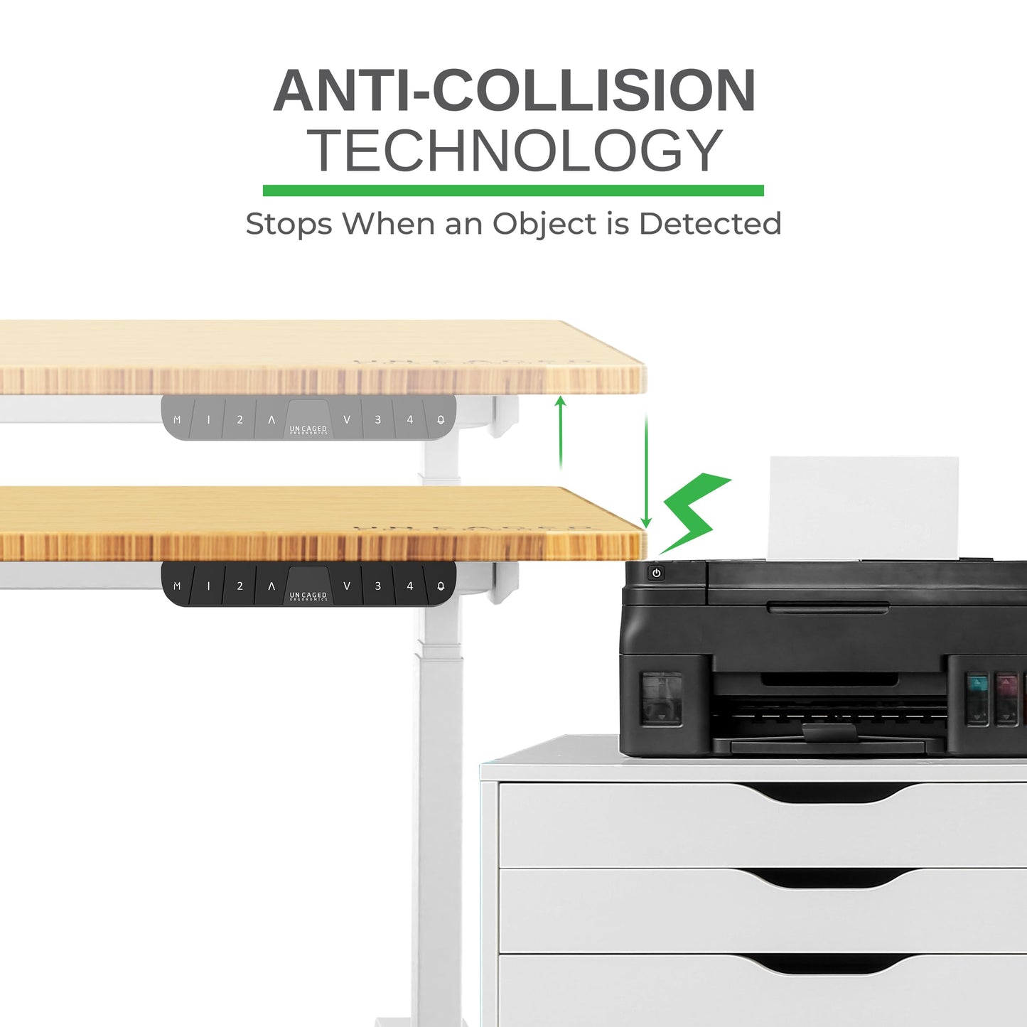 Rise Up Standing Desk Legs, Adjustable Standing Desk Frame Dual Motor w/Memory, Electric Frame Base Height Desktop Table, Sit Stand Electric Table Legs