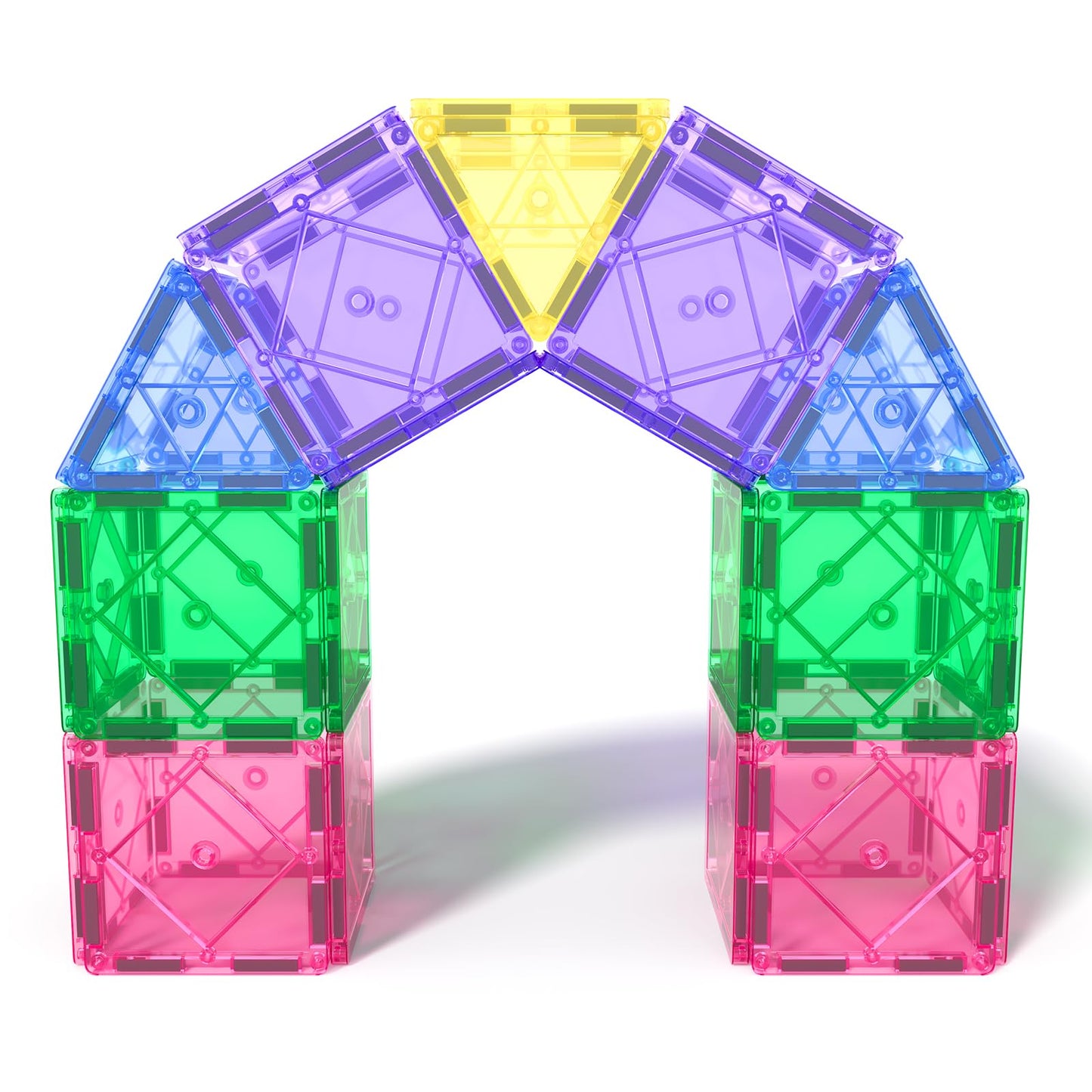 Magnetic Tiles Toddler Toys Magnetic Building Blocks for Kids Ages 3-12 STEM Educational Toys for Girls & Boys Sensory Toys for Kids with Autism Classroom Must Haves Outdoor Toys
