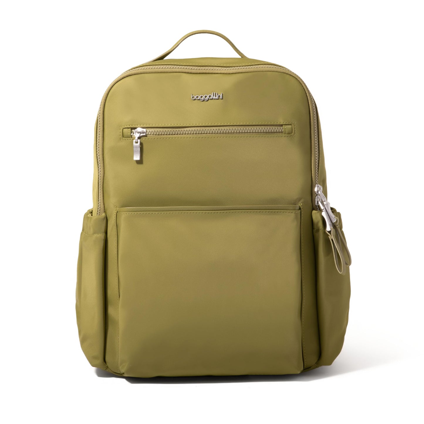 Baggallini Tribeca Expandable Laptop Backpack - 15"x11" Lightweight RFID Computer Bag for Work & Travel with Luggage Sleeve