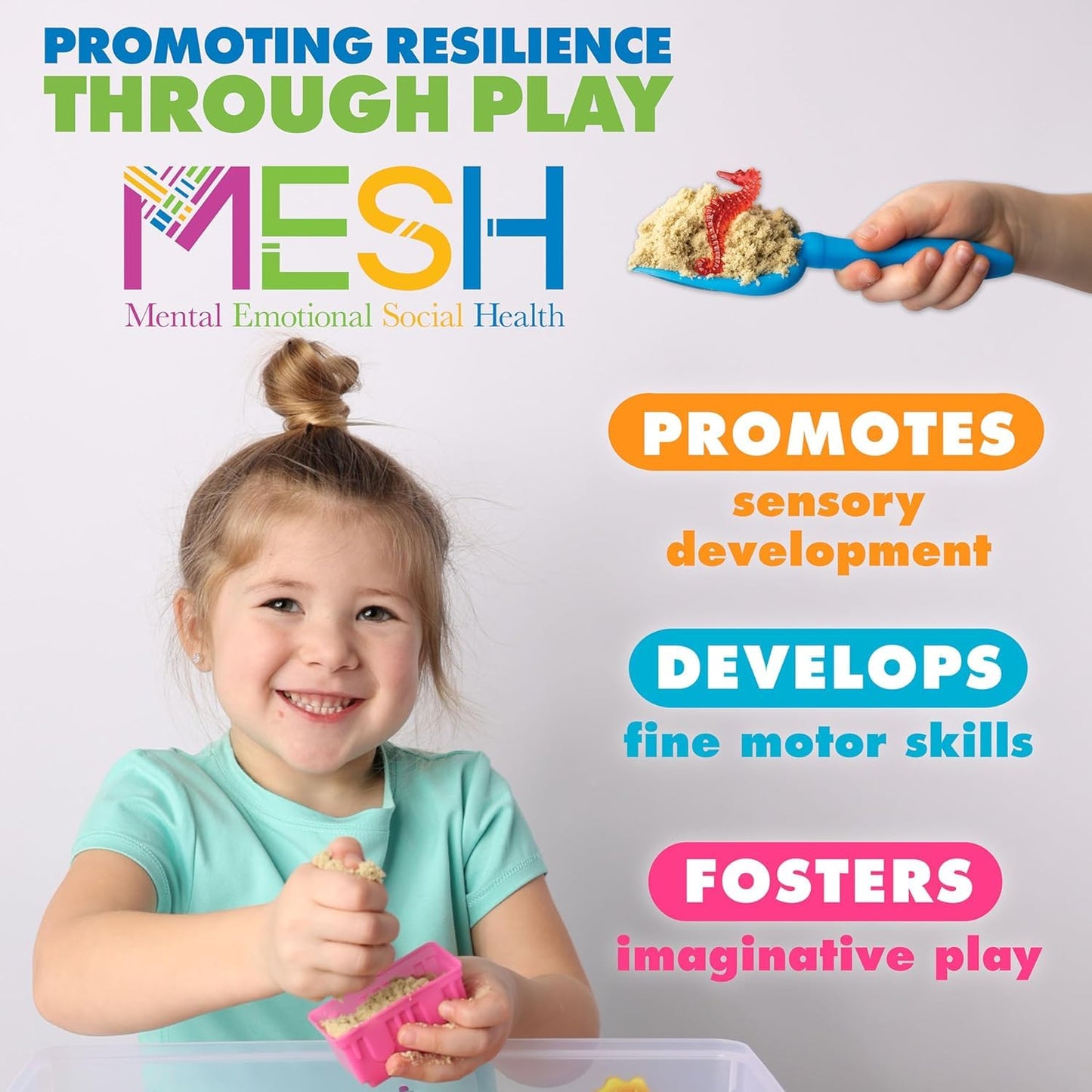 Creativity for Kids Sensory Bin: Beach - Toddler and Preschool Toys, Sensory Box with Toys for Toddlers, Kids Gifts for Toddler Boys and Girls (Ages 3+)