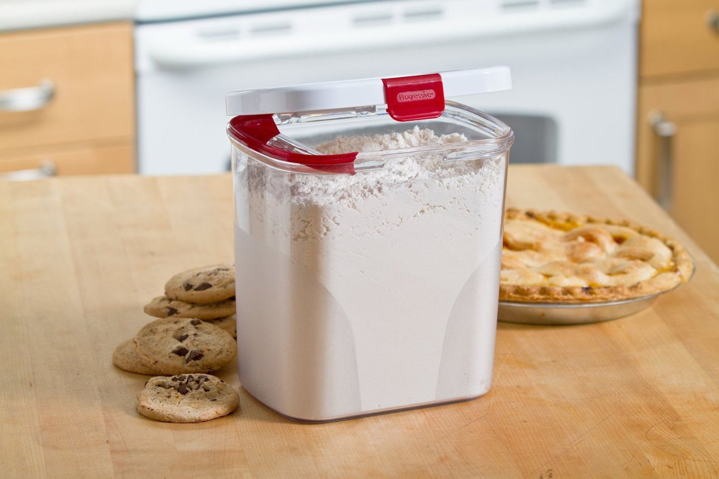 PrepSolutions Flour Keeper – Airtight Storage Container for Flour, Sugar & Dry Goods, 5 lb Capacity, BPA-Free, Easy Pour Design
