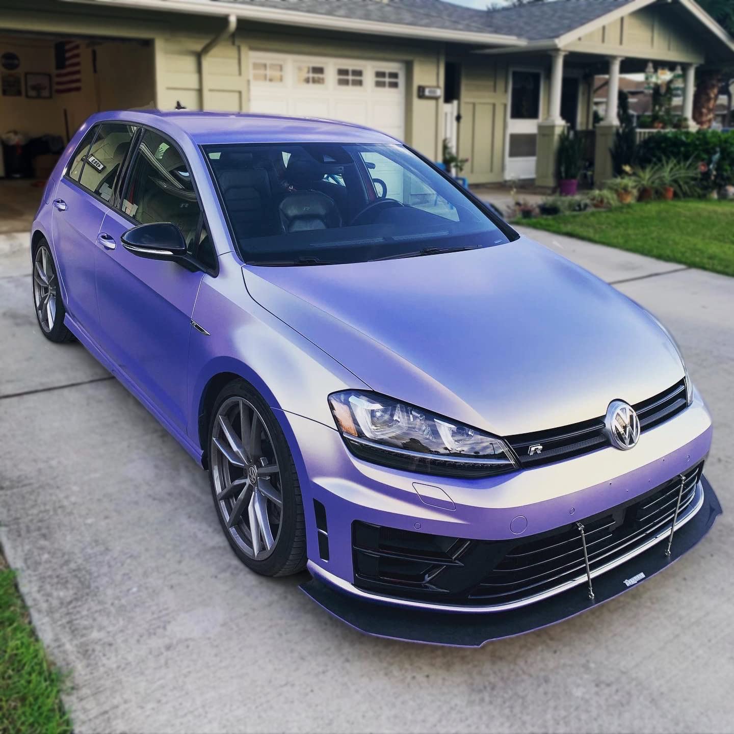 VViViD+ Matte Galaxy Purple Vinyl Car Wrap Film (50ft x 5ft)