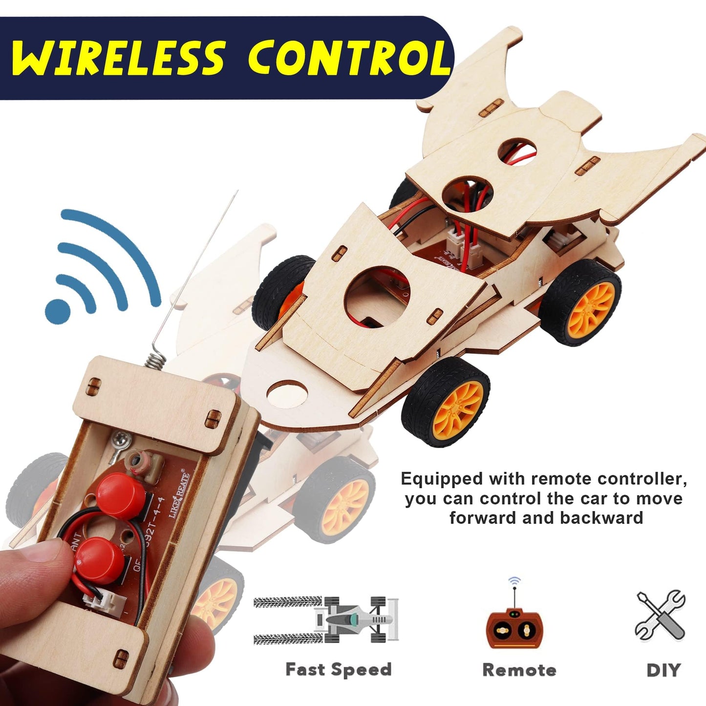 DIY RC Car Kit, Build Your Own Solar Car - Stem Projects for Kids Ages 8-12, Science Experiments for Kids 9-12, STEM Toys for 8 9 10 11 12 Year Old Boys Gifts
