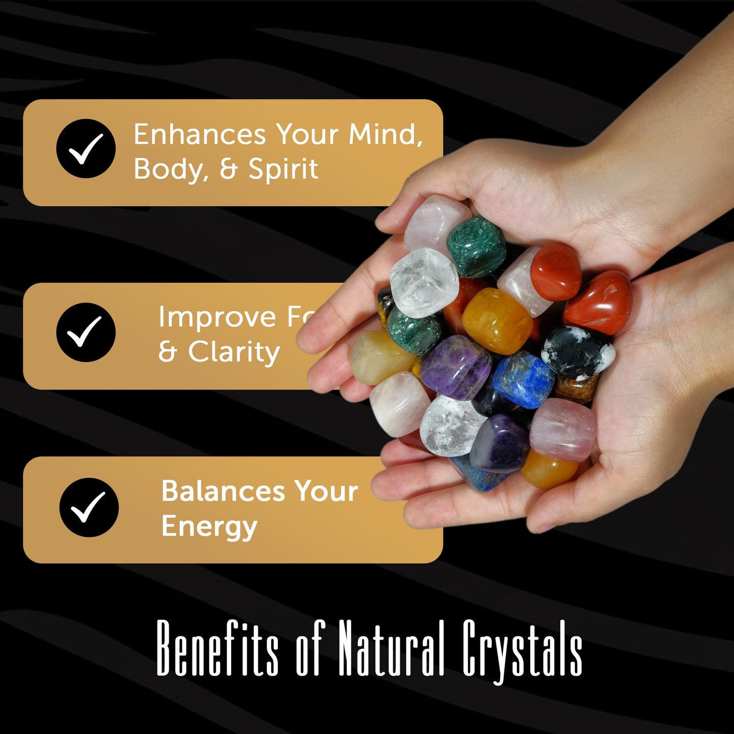 FASHIONZAADI 7 Chakra Tree of Life, Crystals and Healing Stones, Birthday Gifts for Women - Crystal Tree for Positive Energy, Home Office Decor, Spiritual Gifts for Women