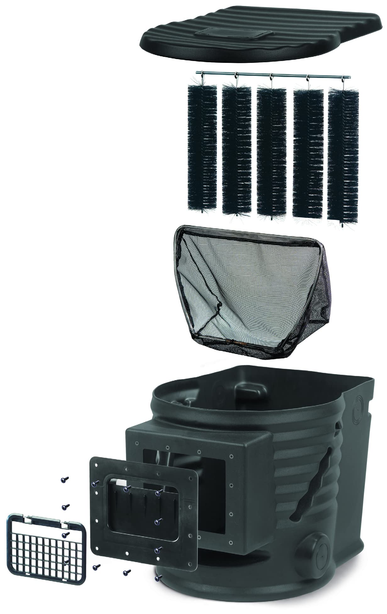 Little Giant SK2.5 2500 Gallon Per Hour Pond Skimmer, Black 566131