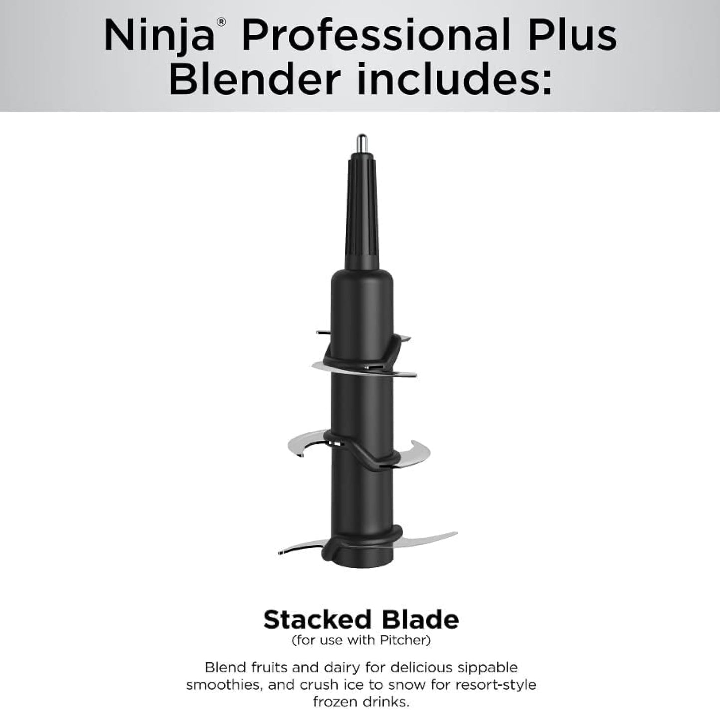 Ninja Professional Plus Blender | Max Power Smoothie Blender, Ice Cream Maker, Frozen Drink Mixer & Margarita Machine | 3 Auto IQ™ Presets, 1400 W, 72oz Total Crushing Pitcher | Dark Grey, BN701