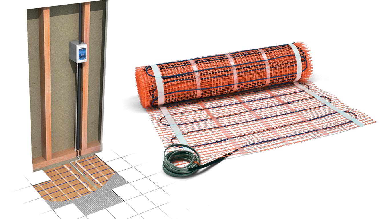 SunTouch Radiant Floor Heating Mat 100 Sq. Ft., 2’x50', (120V)