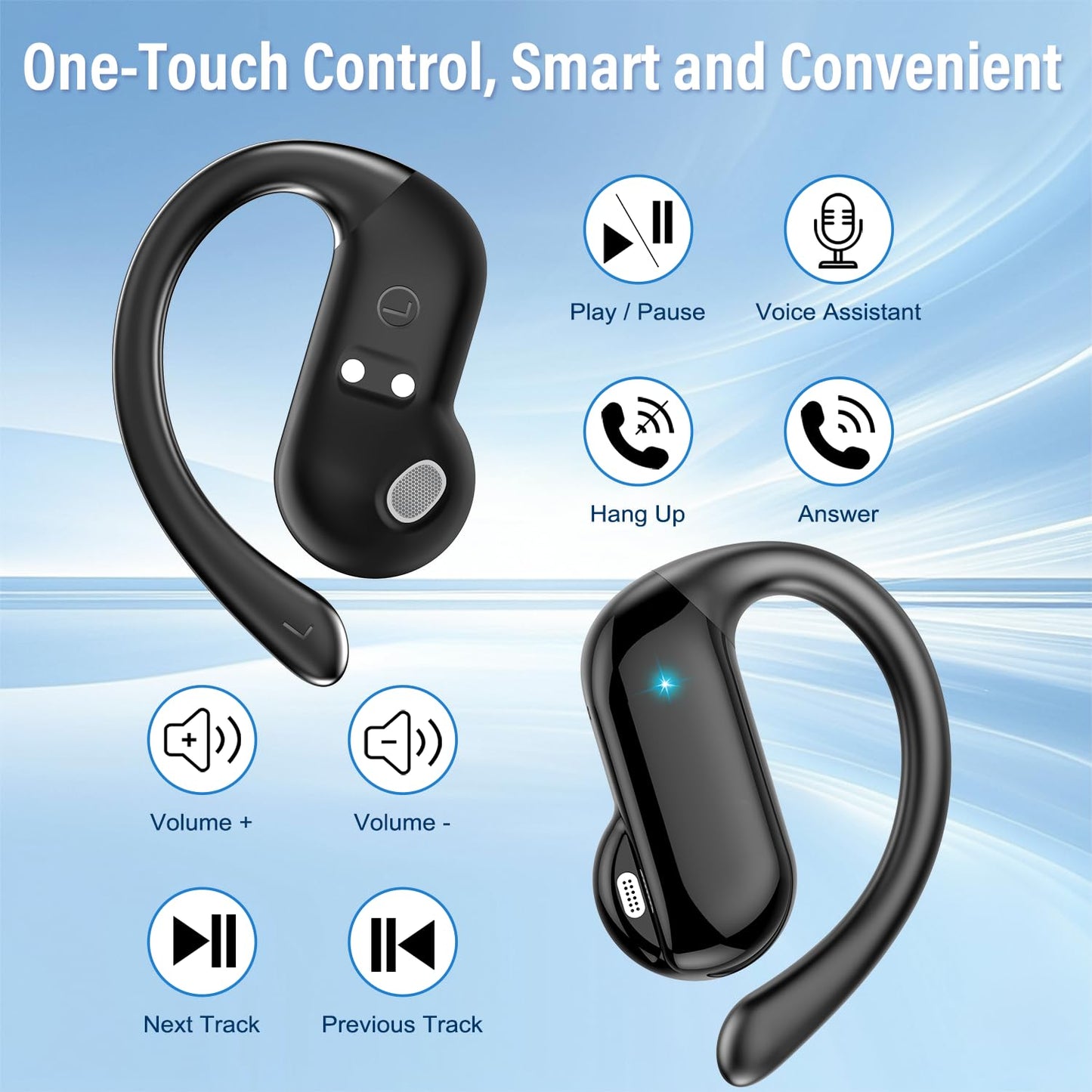 Ai Translation Earbuds Real Time,3-in-1 Buletooth 5.4 Translator Earbuds with 164 Languages/6 Translation Modes,No Subscription Required Translatior Headphones,32H Audifonos Traductores Inglés Español