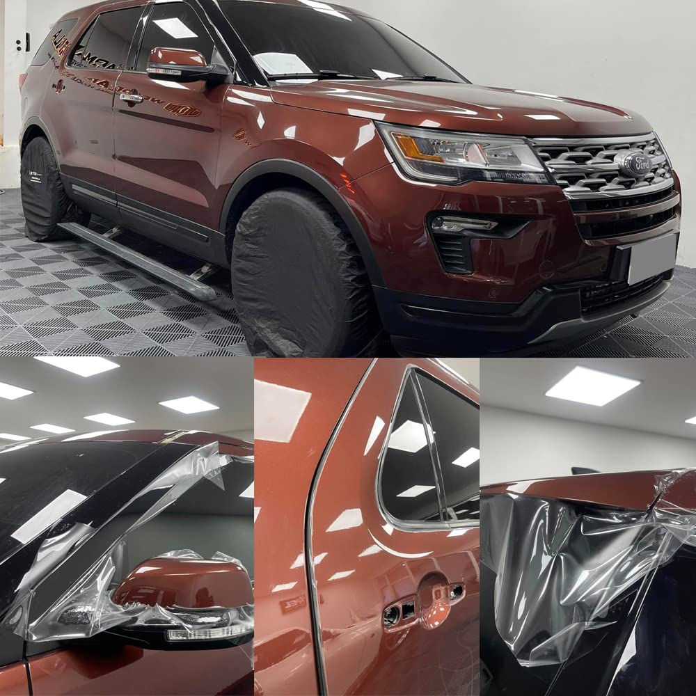 HOHOFILM Car Clear Bra PPF TPU Paint Protection Film Automobiles Wrapping Film Instant Healing Film Self Healing Sticker 5ft x 6.5ft