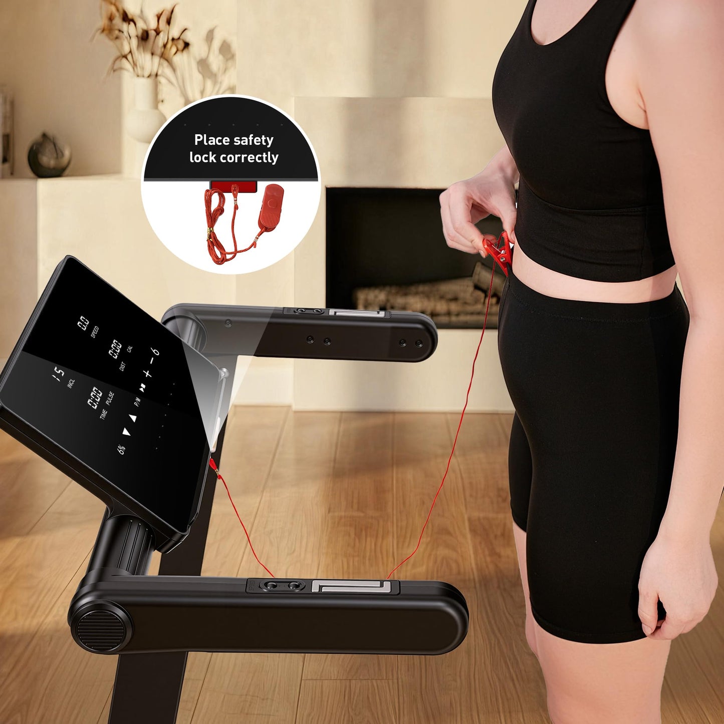 JAGJOG Treadmill for Home with Auto Incline, 3.5-4.5 HP Foldable Running Machine, 12 HIIT Programs,14"- 18" Wide LED Touchscreen, Smart App & Heart Rate, 300-400LBS Capacity, Fully Assembly