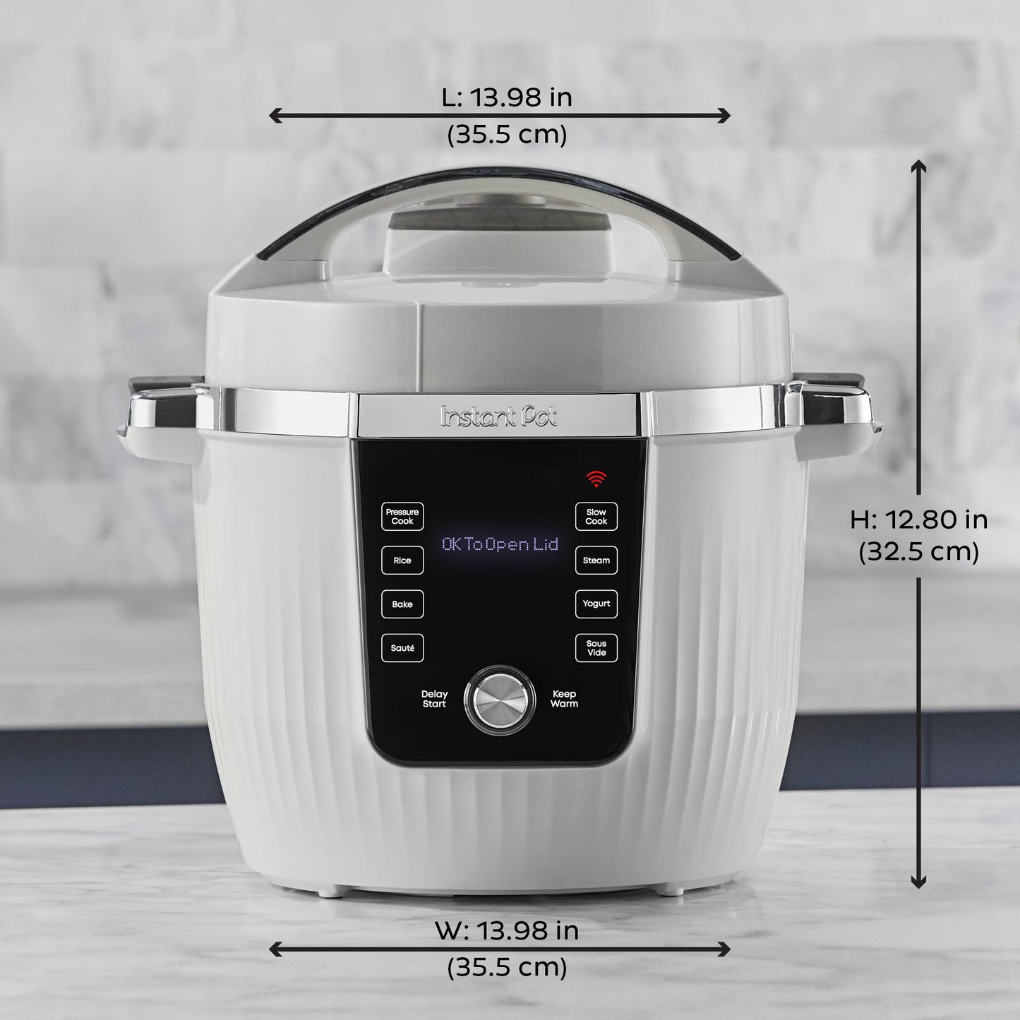 Instant Pot PRO Max Wi-Fi Smart 10-in-1 Pressure Cooker, Steamer, Saute, Warmer, Rice Cooker, Yogurt Maker, Sous Vide, Baker, NutriBoost - Includes App with 2000+ Recipes - 6 Quart
