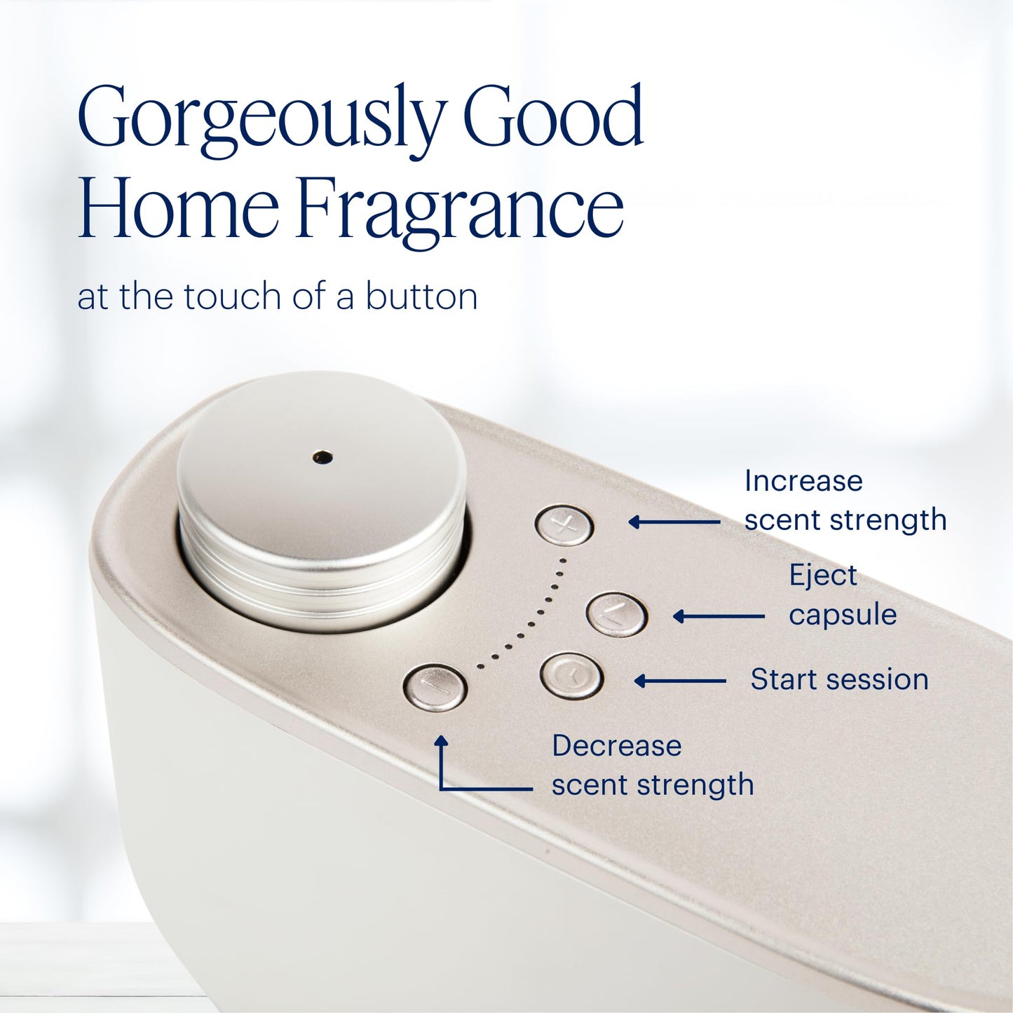 Aera Home Essential Oil Fragrance Diffuser – Waterless Electric Aromatherapy Smart Plug-in, Wi-Fi & App/Alexa Controlled, Hypoallergenic – for rooms 500-1000 sq ft (Capsules Sold Separately)