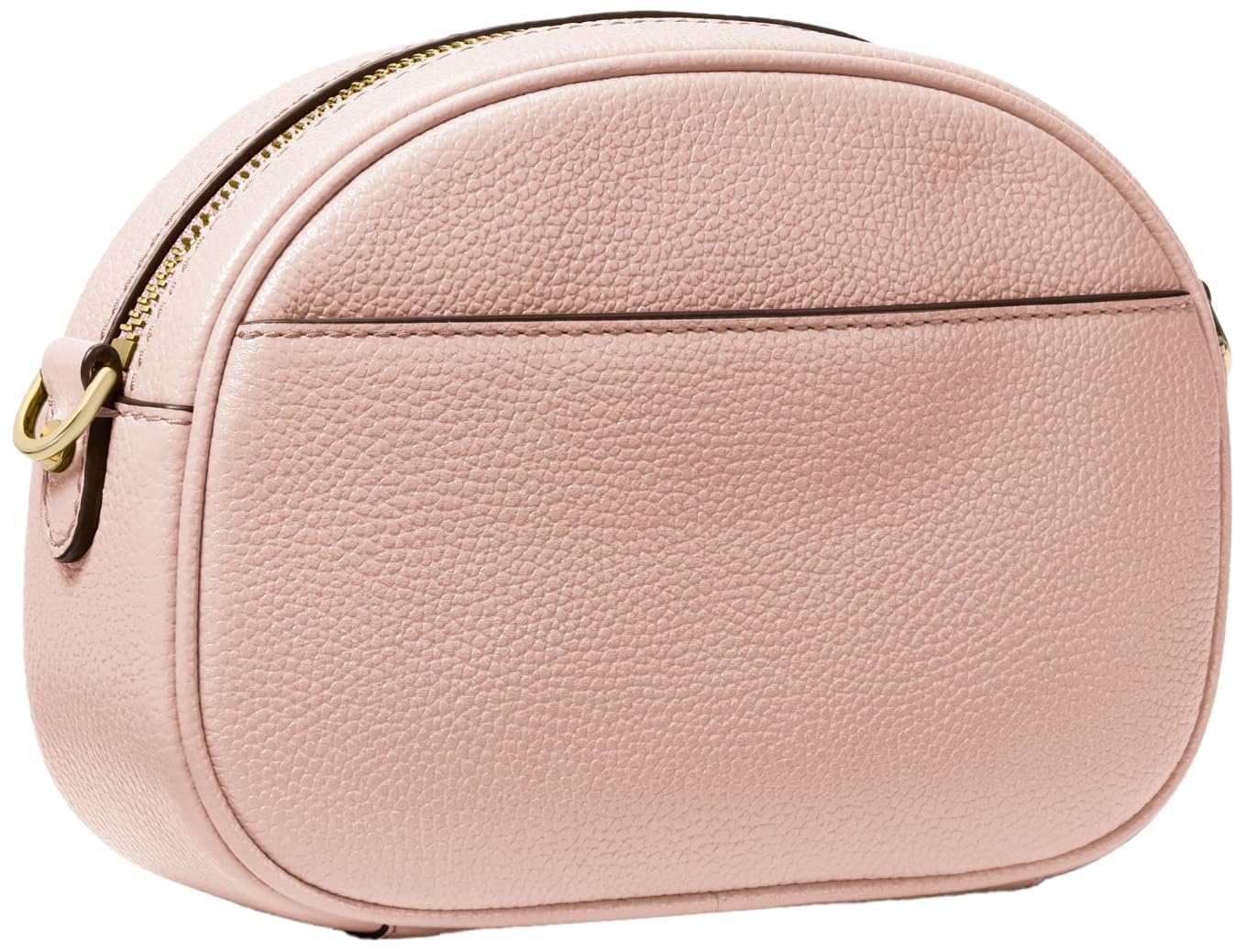 Michael Kors Women's Jet Set Charm Small Oval Camera Crossbody Bag, Gold-Tone Hardware/Soft Pink