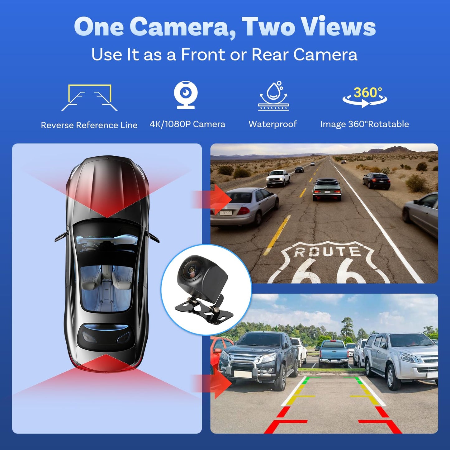 OTTOCAST OttoScreen AI, 11.4" Portable CarPlay Screen for Car with YouTube and Backup Camera for iPhone(iOS 8+) Android Auto(Android 11+), Built-in Apps, Voice Control, Android 15 OS