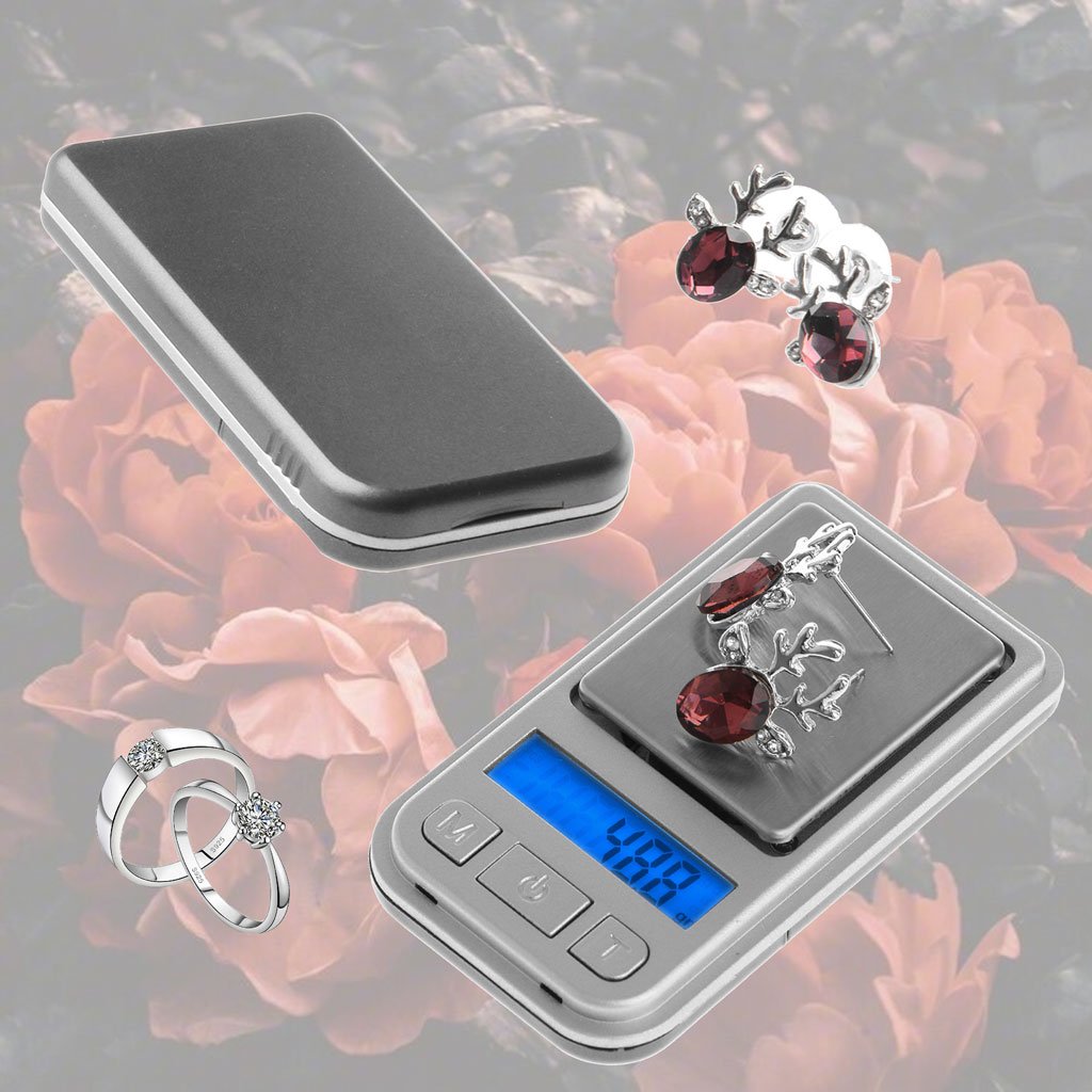 100g 0.01g Jewelry Scale Digital Kitchen Food Weight Gram with LCD Suitable for Grams Smart Weigh