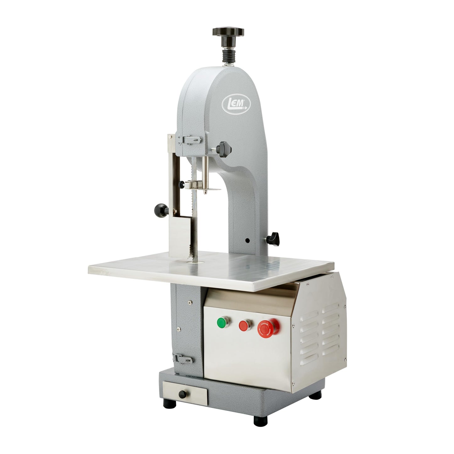 LEM Products Electric Tabletop Meat Saw, Meat and Bone Cutter Bandsaw Machine for Butchering