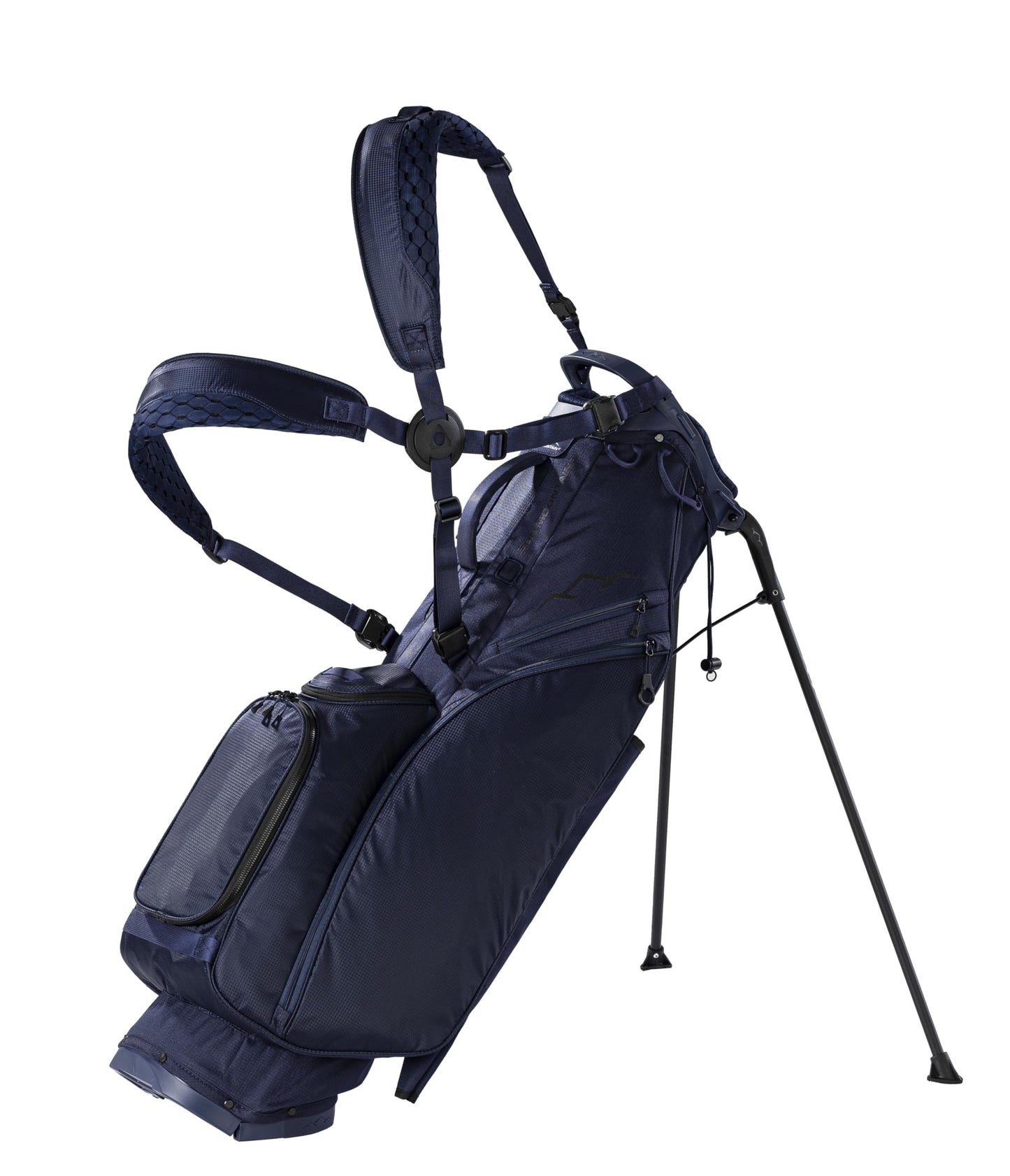 Sun Mountain Men's Eclipse 2.5 LS Lightweight Stand Golf Bag 4-Way Top - 8 Pockets, X Fit Dual Strap System, Push & Electric Cart Compatible Compression Base, 2025 Model - Navy