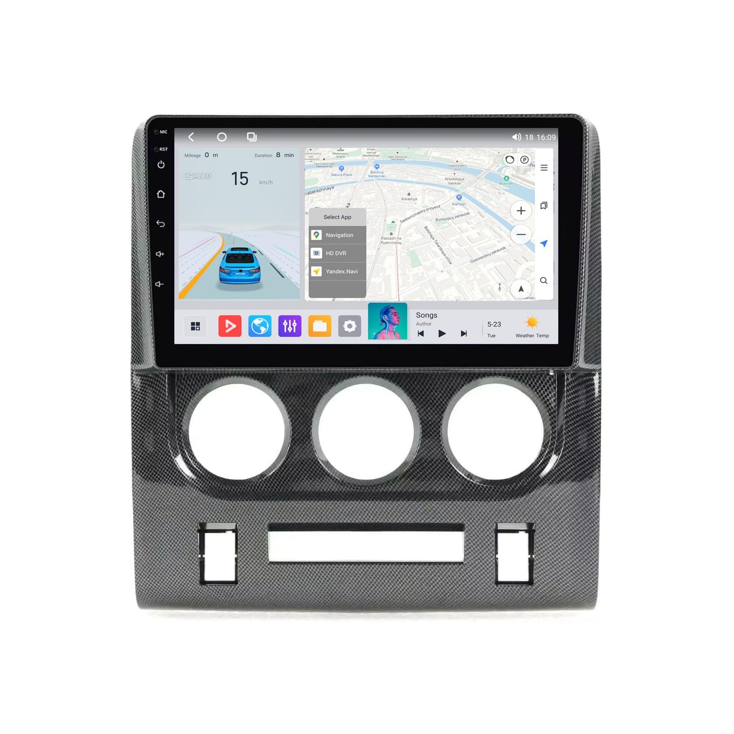 MekedeTech Android Car Stereo for Dodge Challenger 2008 2009 2010 2011 2012 2013 2014 Head Unit,1280 * 720 Resolution Touch Screen Upgrade with 4G LTE Wireless CarPlay/Android Auto,8 core 2+32G,Black