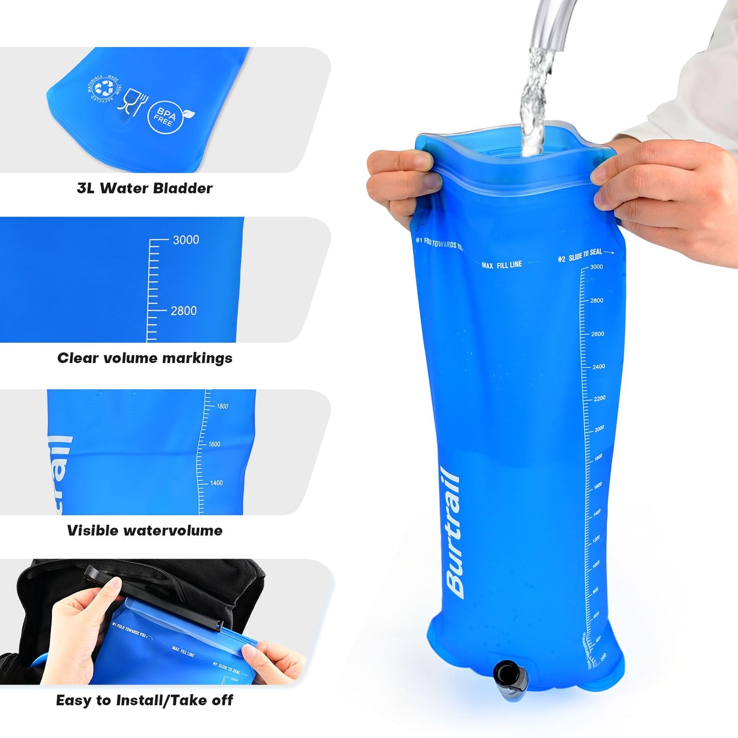 NEWISHTOOL Window Tint Backpack Sprayer, Battery Powered High Pressure Sprayer Bag for Car Tint Film PPF Installation, 6L Capacity Electric Spray Backpack with Power Pump, 3.9Ft Hose