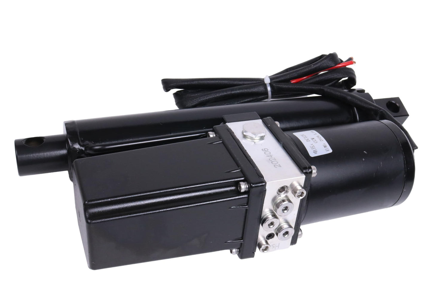 JEENDA DC 12V 8" Hydraulic Motor Heavy Duty Electric Linear Actuator 1760lbs Compatible with Dump Trailers, Lift Tables, Solar Tracking System, Wheelchair Lift,Tractors,Cleaning Vehicle