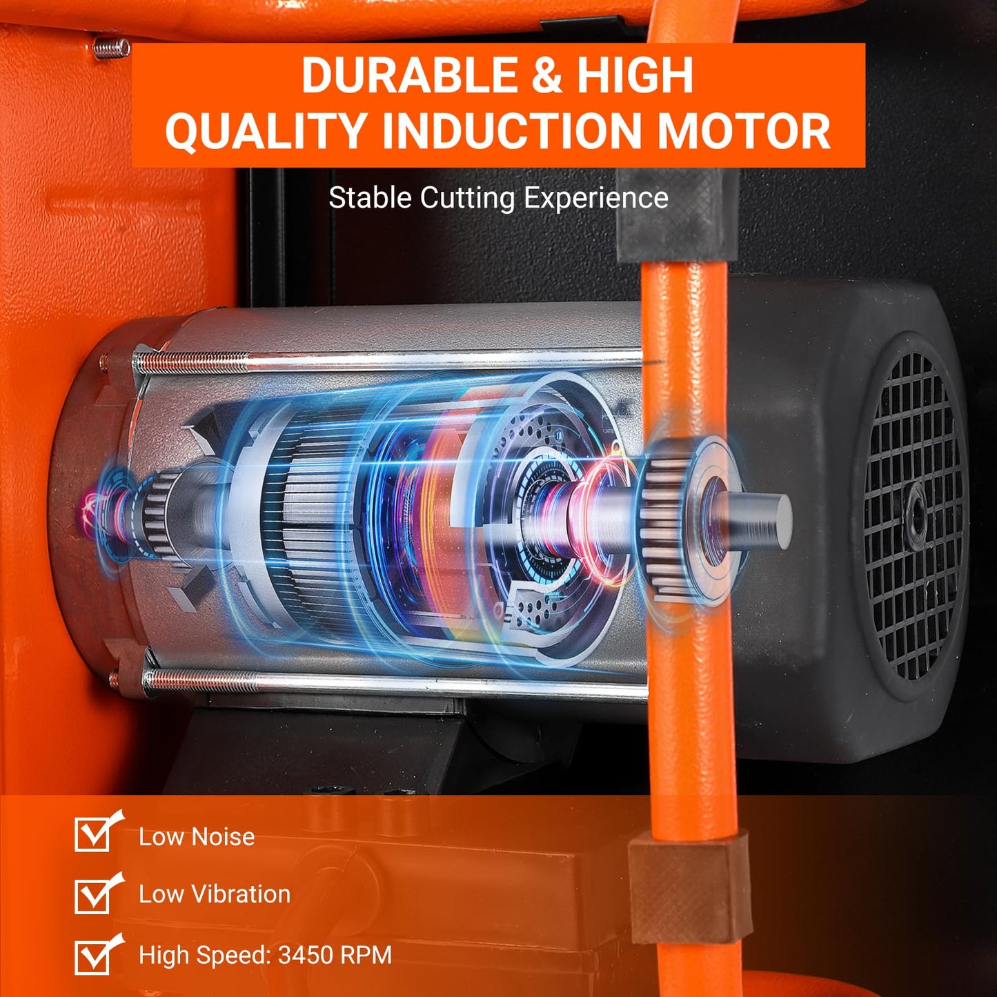 7 inch Wet Tile Saw, MERXENG 3450 RPM, Bevel cuts tile from 0 to 45 Degrees, Tile Cutter Wet Saw with Water Reservoir for Cutting Tiles and Stones, for DIY Enthusiasts