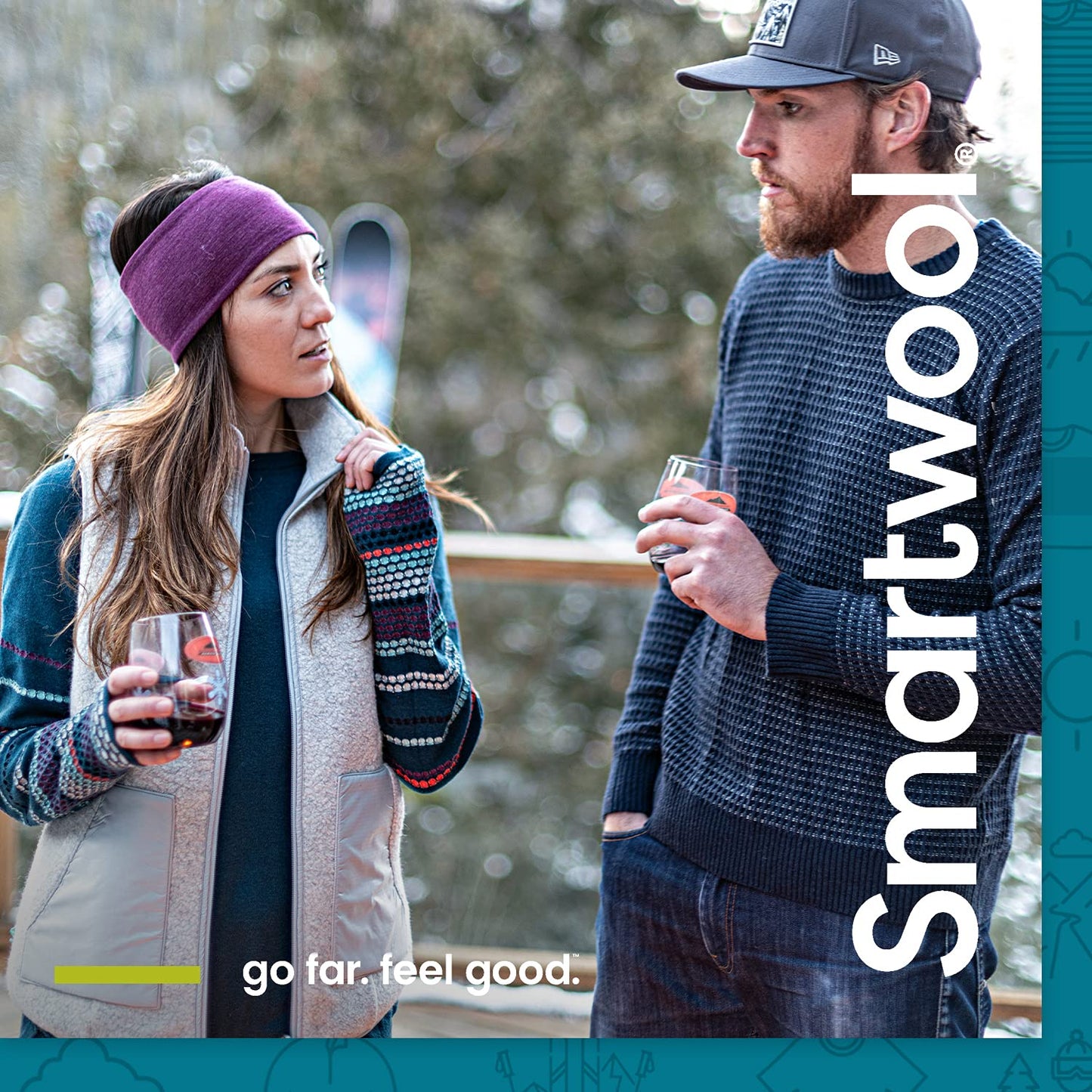 SmartWool Womens Classic Thermal Merino Base Layer 1/2 Zip Hoodie Black-Charcoal Heather Medium