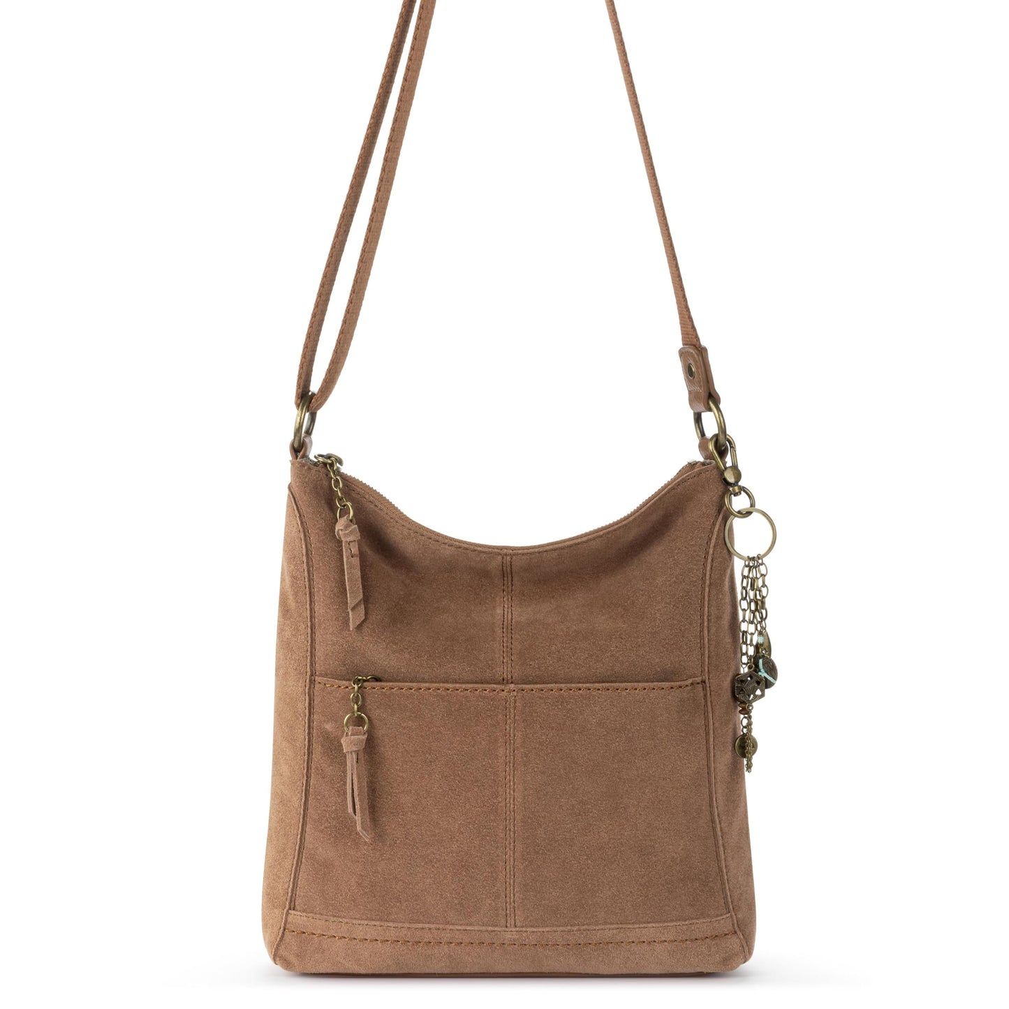 The Sak Lucia Leather Crossbody Purse - Premium Leather Women's Handbag for Everyday & Travel - Cross Body Bag With Zipper