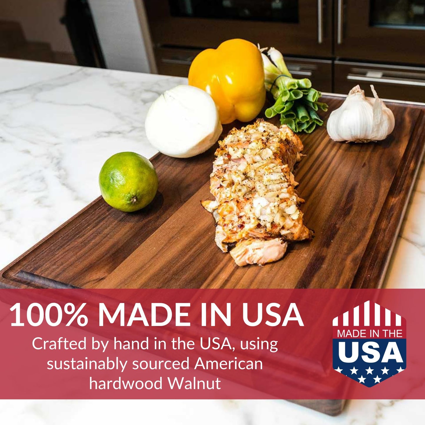 Large Walnut + Valet Tray 2 Pack