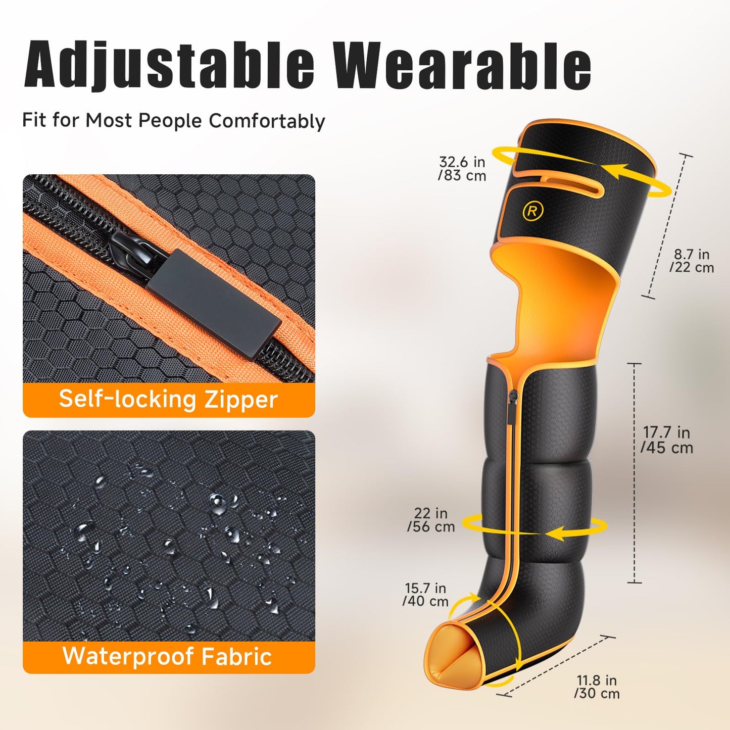 Leg Massager with Heat and Compression, Foot and Full Leg Massager for Circulation and Pain Relief, Sequential Compression Boots with 6 Modes, 6 Intensity, 3 Heat, Gifts for Mom, Dad, Athletes