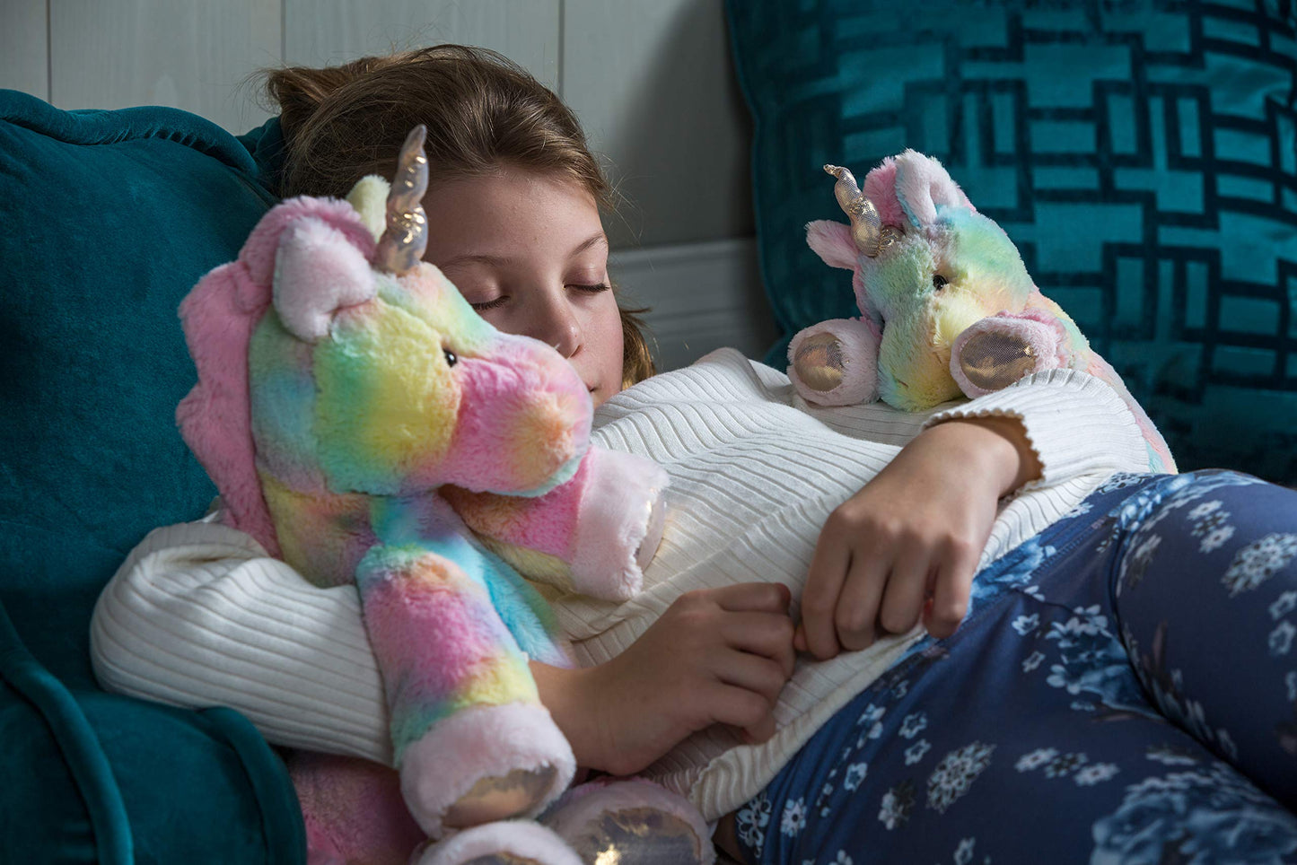 Mary Meyer Marshmallow Zoo Stuffed Animal Soft Toy, 19-Inches, Large Fro-Yo Unicorn