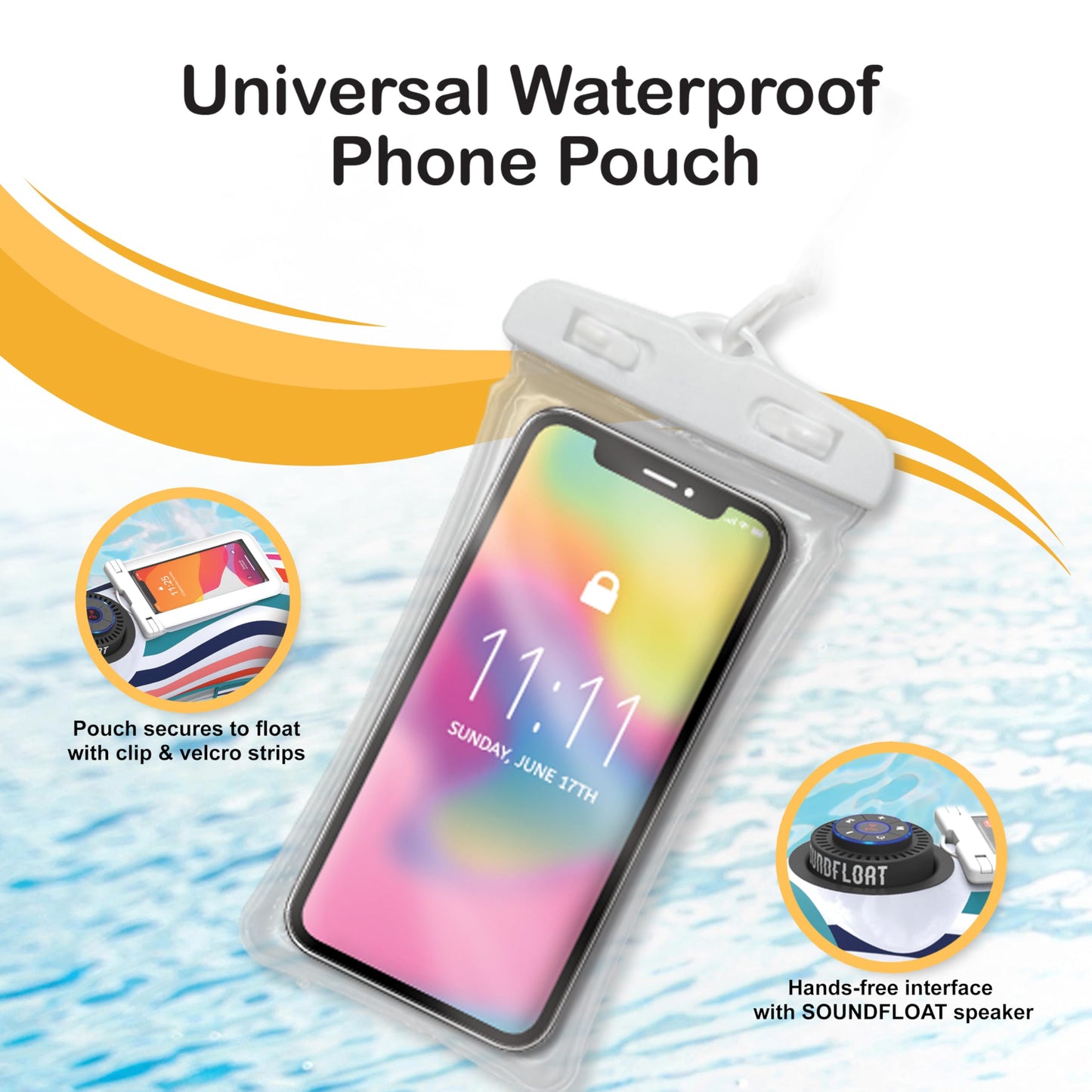 Inspired Living Motorized Inflatable Pool Float Lounger Tube, Bluetooth 5 IPX7 Waterproof Speaker, Pool & Lake Float with Mesh Bottom, Cup Holder, Backrest, Heavy-Duty Handles, 66W Motor