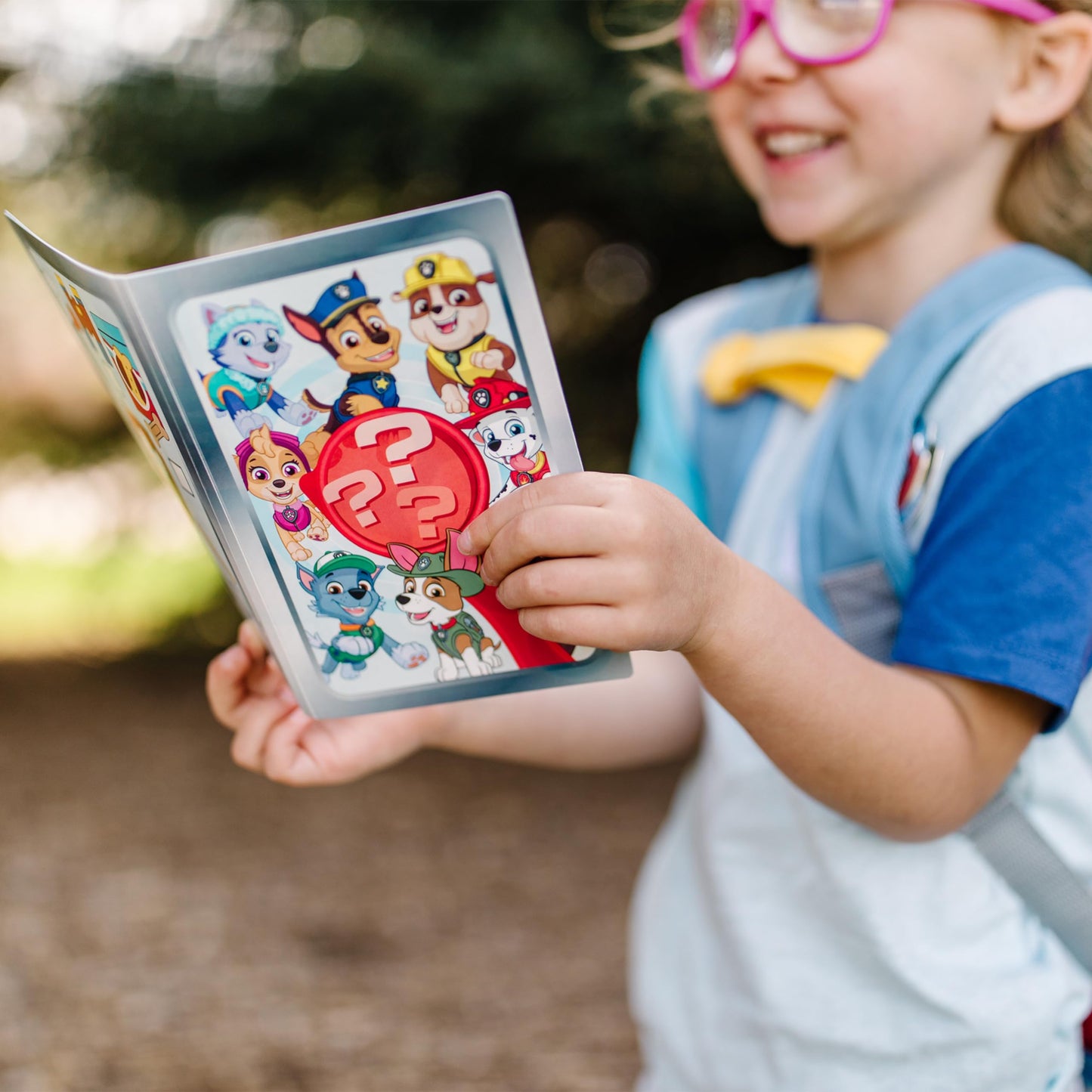 Melissa & Doug PAW Patrol Pup Pack Backpack, Adventure-Ready PAW Patrol Toys for Kids with Whistle, Binoculars, & Mission Cards, Preschool Toys for Girls & Boys Ages 3+
