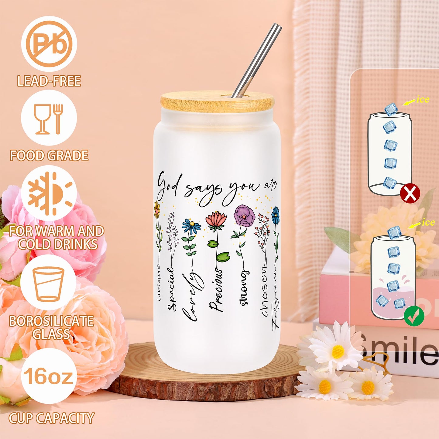 JTENGTOP Christian Religious Gifts for Women, Best Friend Sister Mom Christmas Birthday Gifts for Women Friendship Faith, Valentines Mothers Day Easter Ideas Present for Her Friends