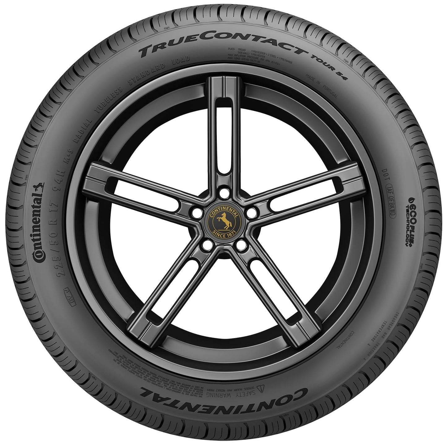 Continental TrueContact Tour 54 All Season 225/60R18 100H Passenger Tire