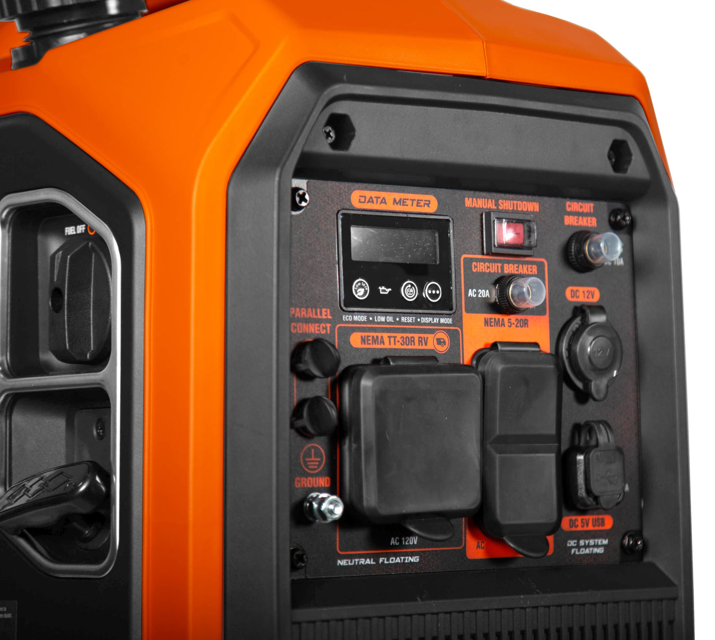 WEN 4500-Watt Inverter Generator, RV-Ready, Quiet, Portable, Gasoline powered and Lightweight with Fuel Shut Off (56432i)
