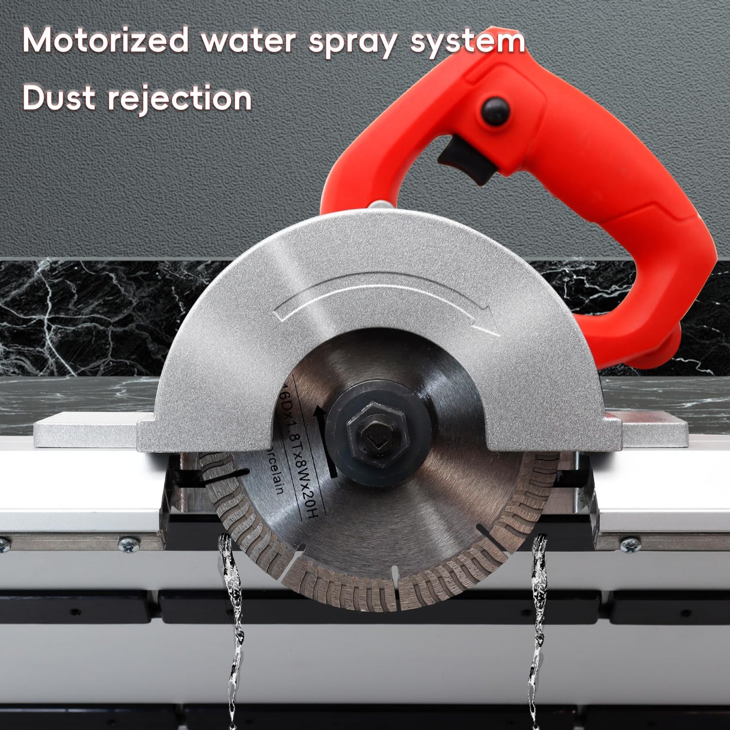 HTAXSCC Electric 45 Degree Tile Chamfering Tool Professional Tile Bevel Cutter with Aluminum Base Plate Cutting Machine for Ceramic Stone