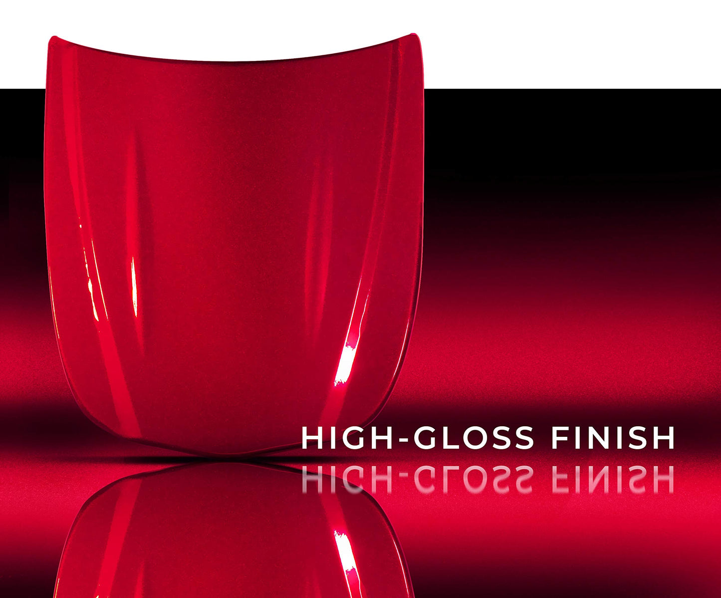 VViViD+ Ultra Gloss Metallic Candy Red Vinyl Car Wrap Premium Paint Replacement Film Roll with Nano Air Release Technology (15ft x 5ft)