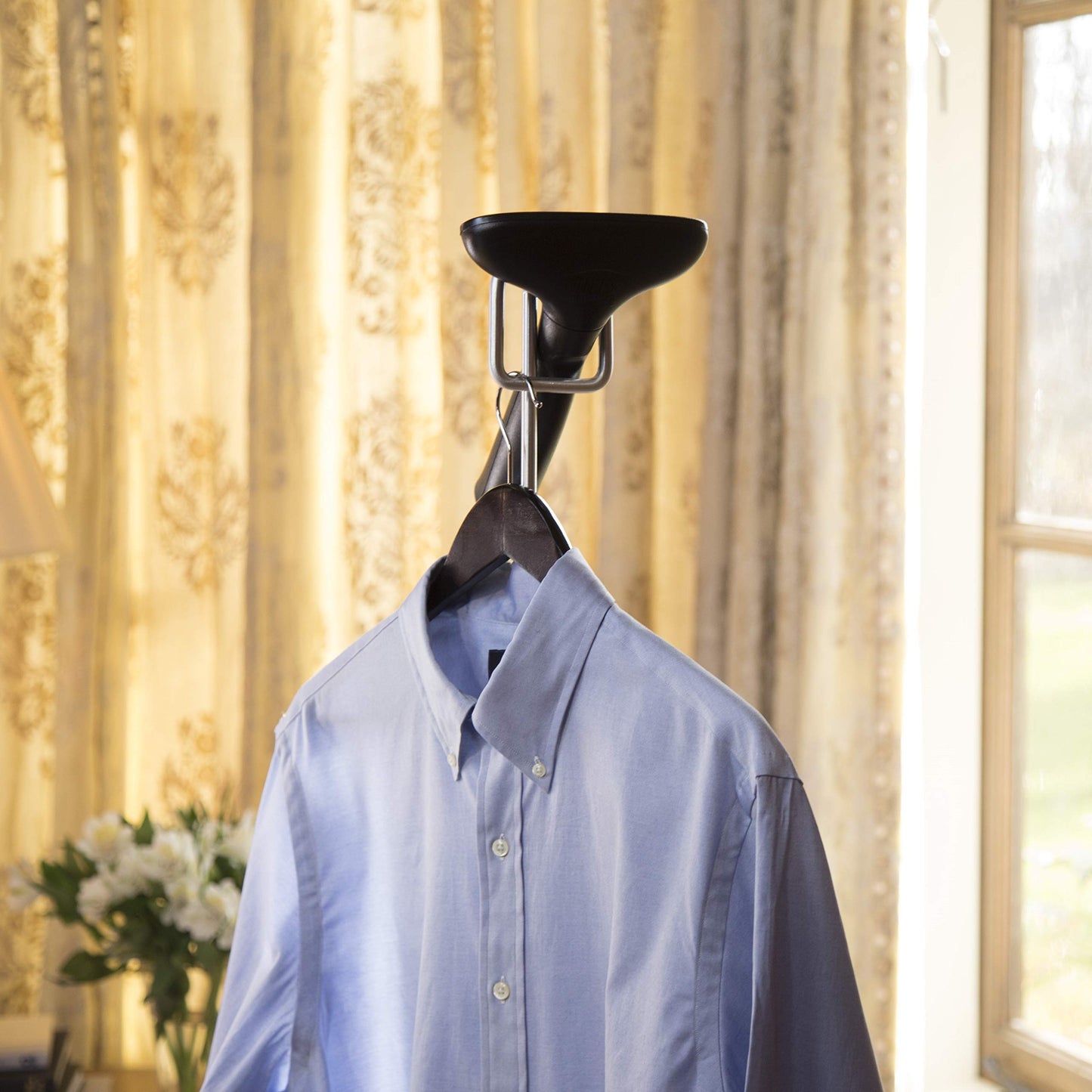 Jiffy Steamer J-4000 Garment with Plastic Steam Head, 120 Volt, 20 x 11 x 64, Gray