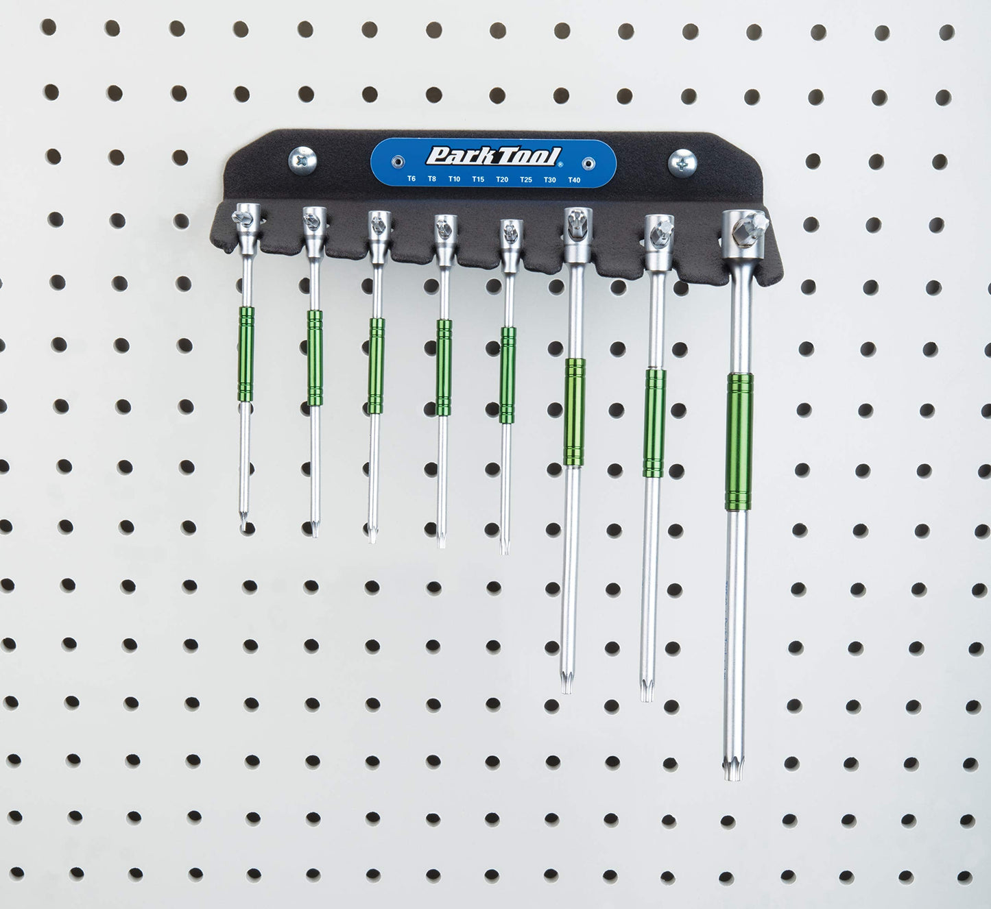 Park Tool THT-1 - Sliding T-Handle Torx Compatible Wrench Set, Silver