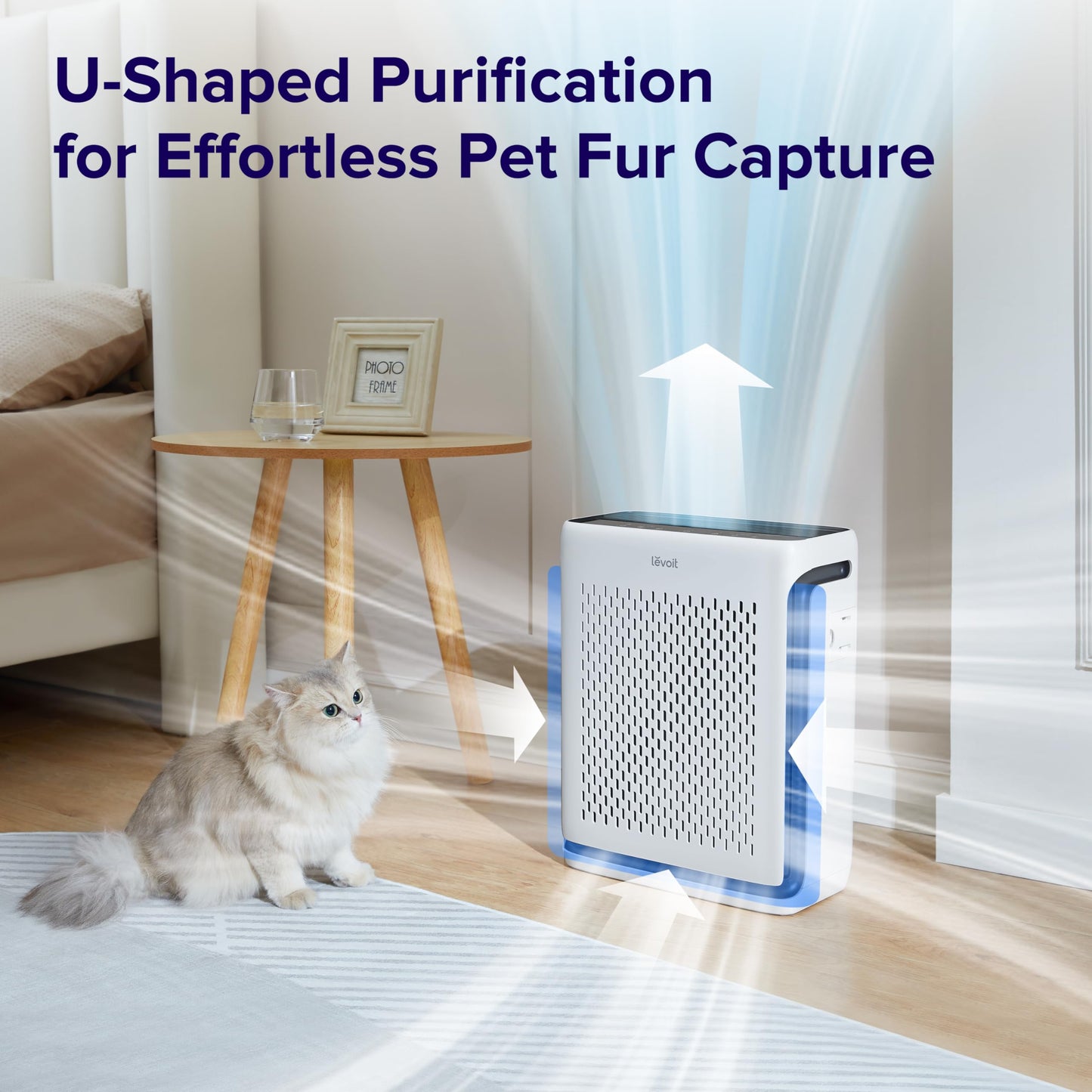 LEVOIT Air Purifiers for Home Large Room Bedroom Up to 1110 Ft² & LV-PUR131 Air Purifier Replacement Filter, Hepa and Activated Carbon Filters Set, LV-PUR131-RF, 1 Pack