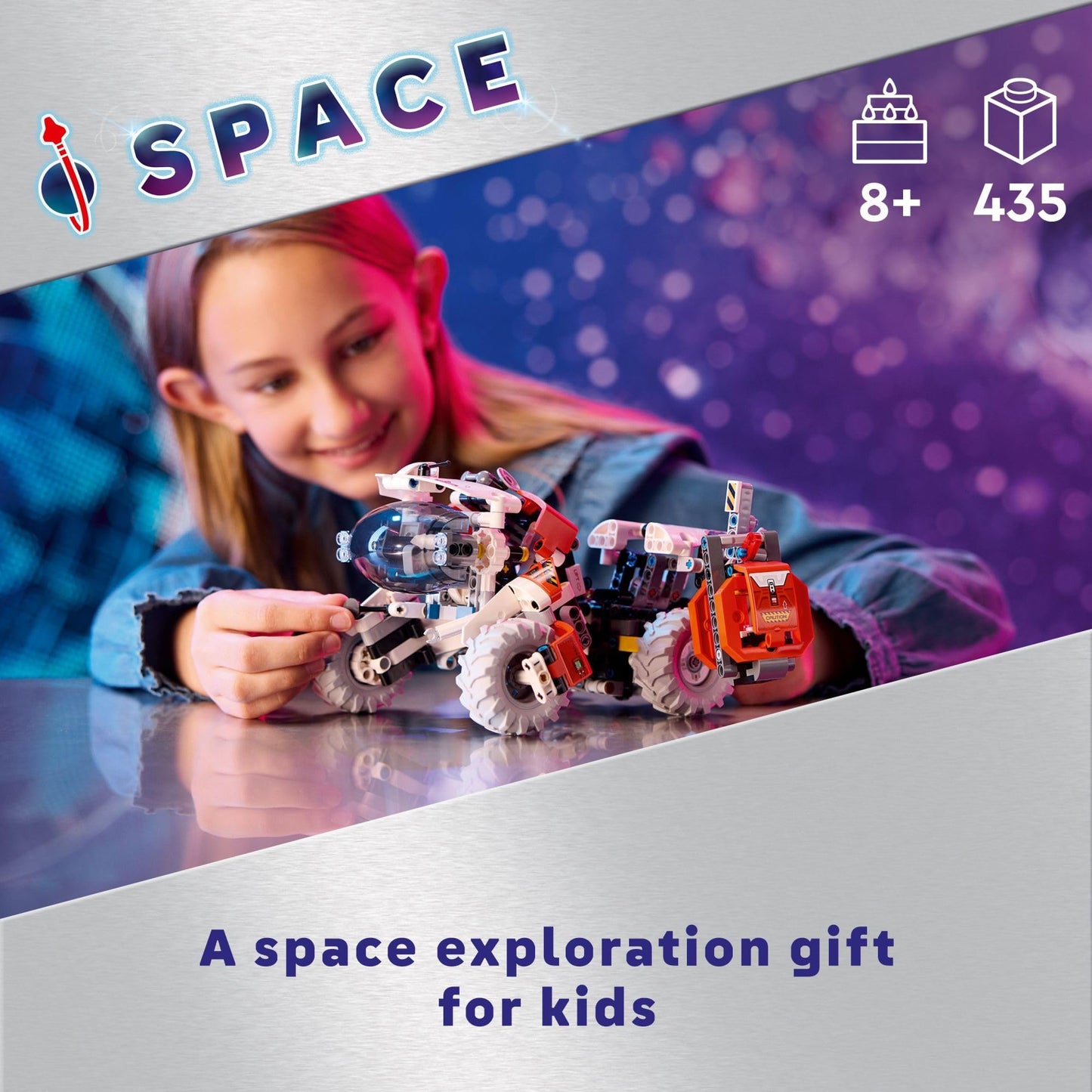 LEGO Technic Surface Space Loader LT78 Building Set, Space Toy for Adventure, Construction, Exploration and Building, Gift for Imaginative Play, Birthday Gift for 8 Year Old Boys & Girls, 42178
