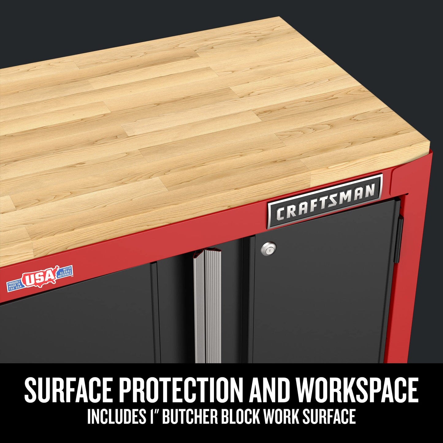 CRAFTSMAN Garage Storage Cabinet, Metal, Base, 2-Door (CMST22603RB)
