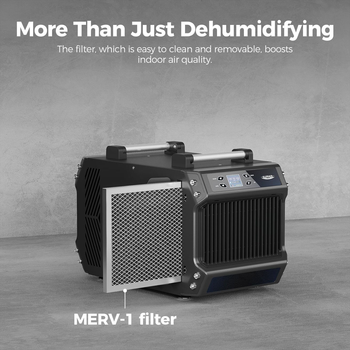 ALORAIR Crawlspace Dehumidifiers with Pump, 180 Pint Commercial Dehumidifier for Basements with Drain Hose, 2,300 Sq.Ft Auto Defrost Industry Crawl Spaces Dehumidifier