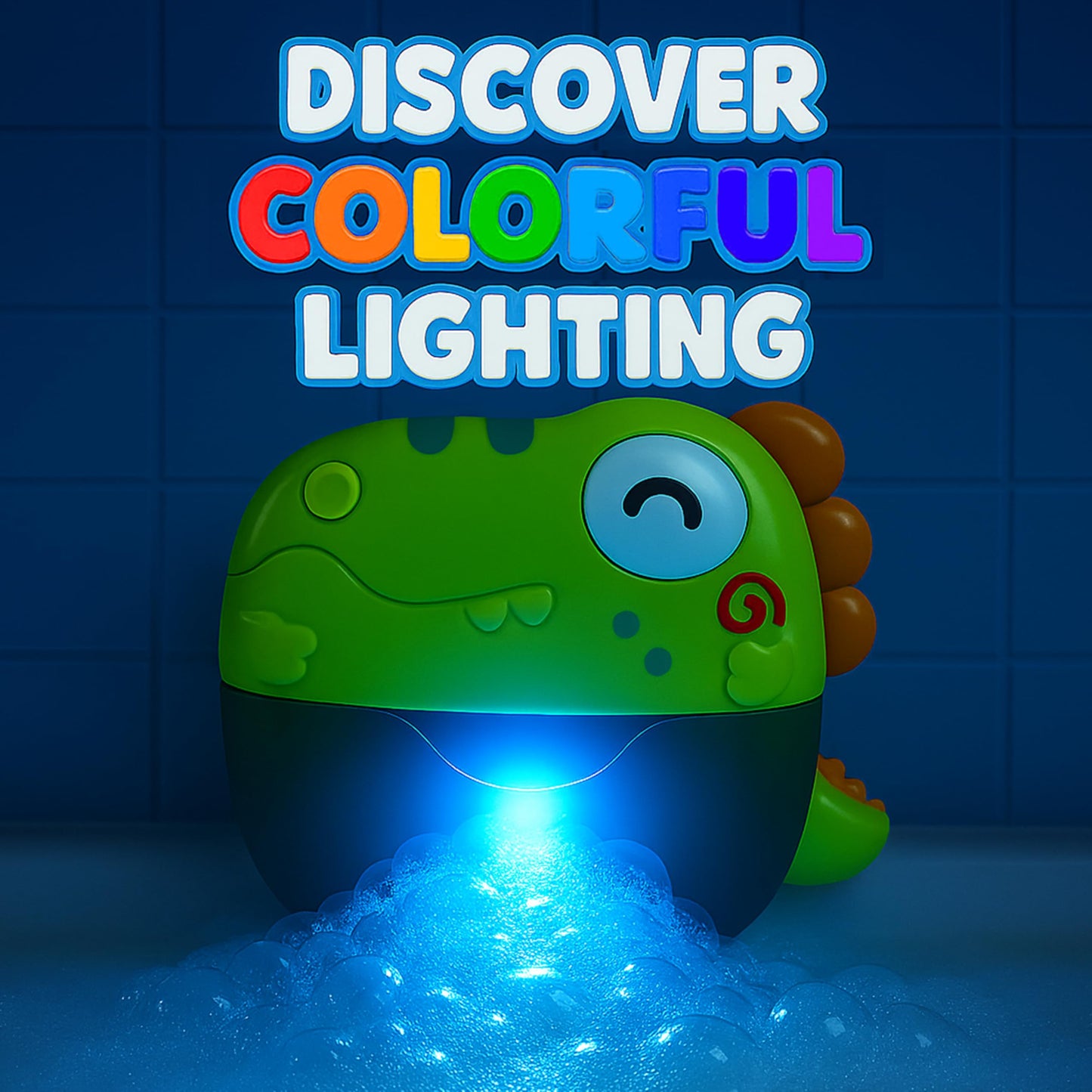 Bath Bubble Machine - Bathtub Bubble Machine Bath Toys | Bathtub Bubble Machine, Light Up Bubbles Maker for Bathtub - Bubbles Bath Maker with Lights and Music, BPA Free