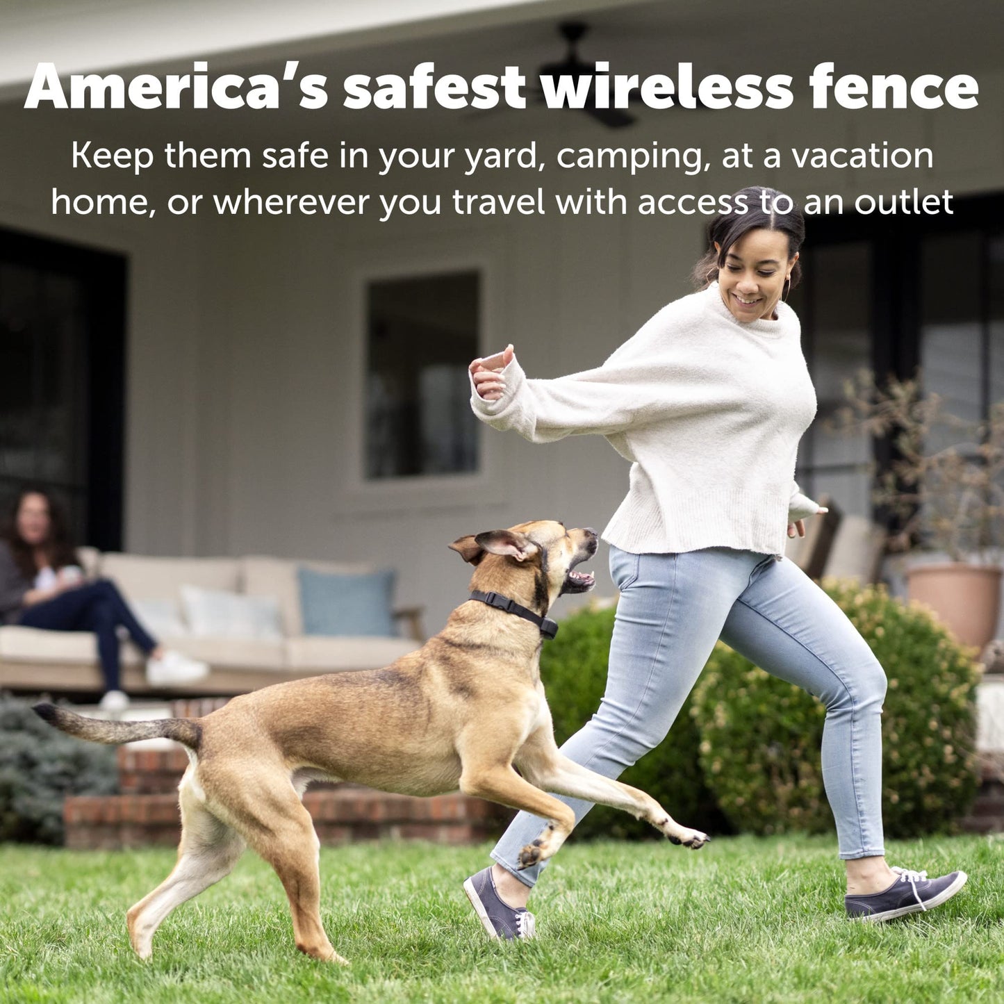 PetSafe Stay & Play Wireless Fence Receive Collar - Rechargeable and Waterproof Receiver Collar with Quick Charge in 2-3 Hours - for Dogs 5lb+