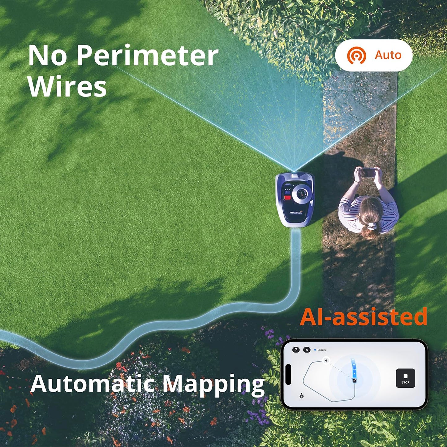 Navimow i105N + Garage S for i Series Robot Lawn Mower