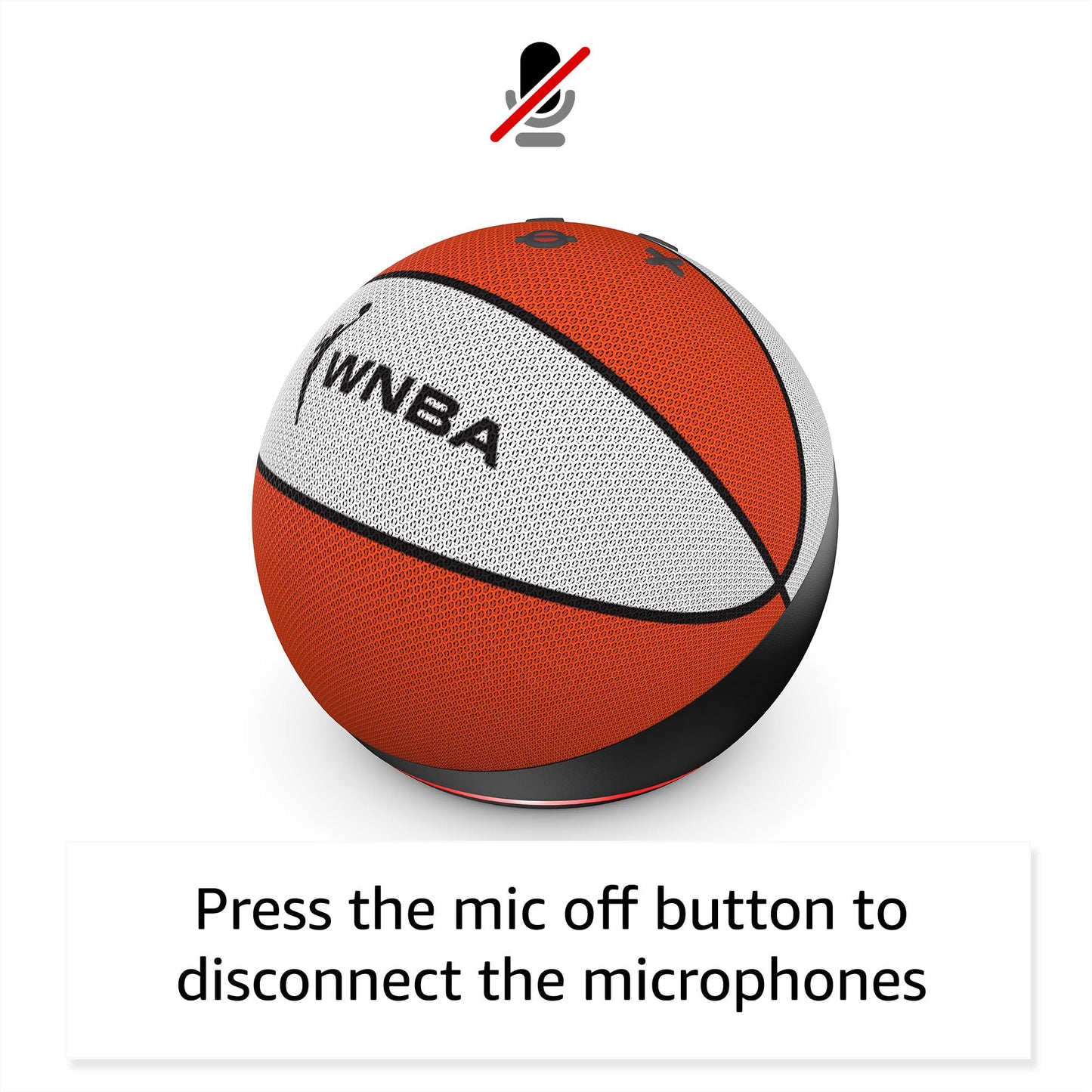 Echo Dot (newest model) | Officially Licensed WNBA Limited-Edition