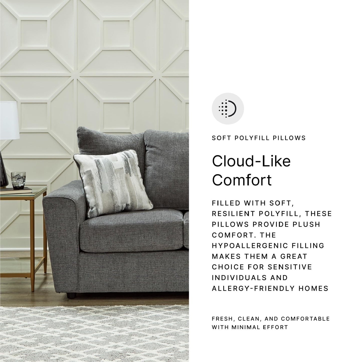 Signature Design by Ashley Stairatt Casual Loveseat with Flared Arms, Gray