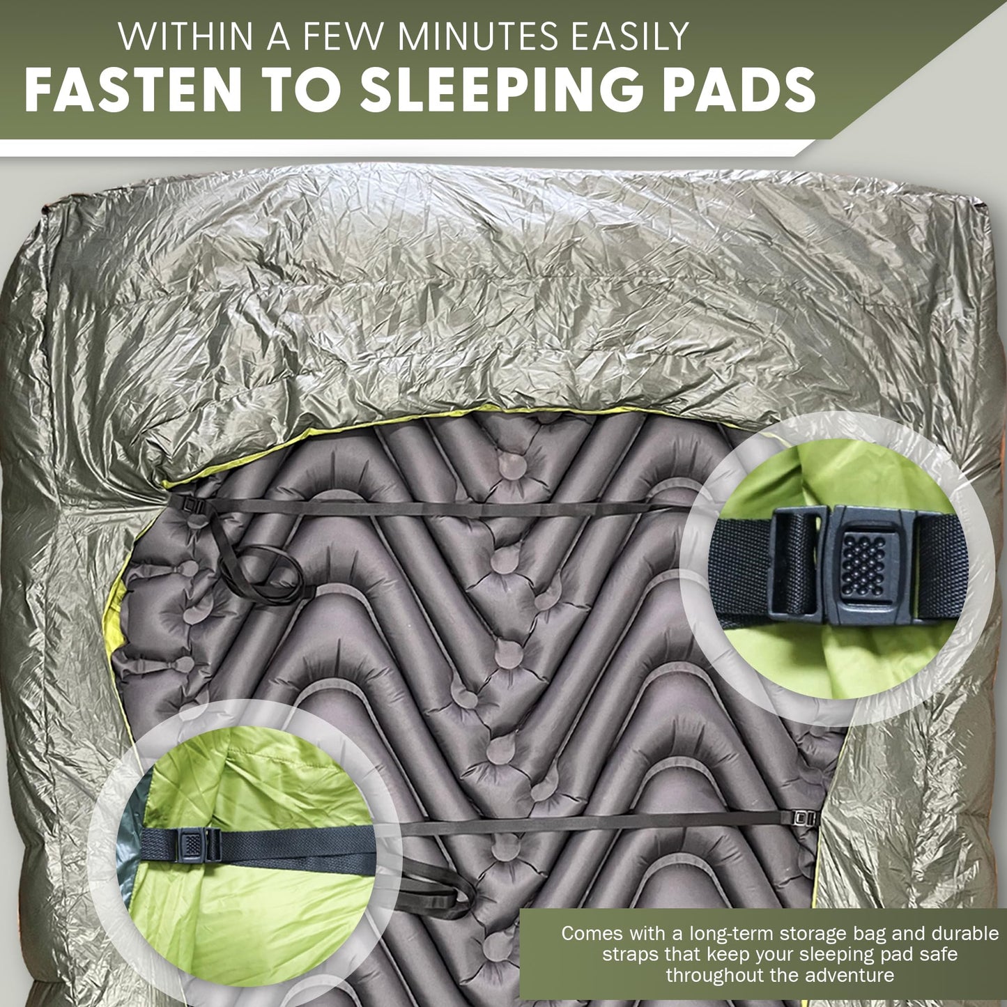 Two-Person Double Wide Sleeping Bag Top Quilt - 850 Down Ultralight Camping Blanket - 3.3 lbs, 30°F Rated, Water-Resistant Backpacking Quilt