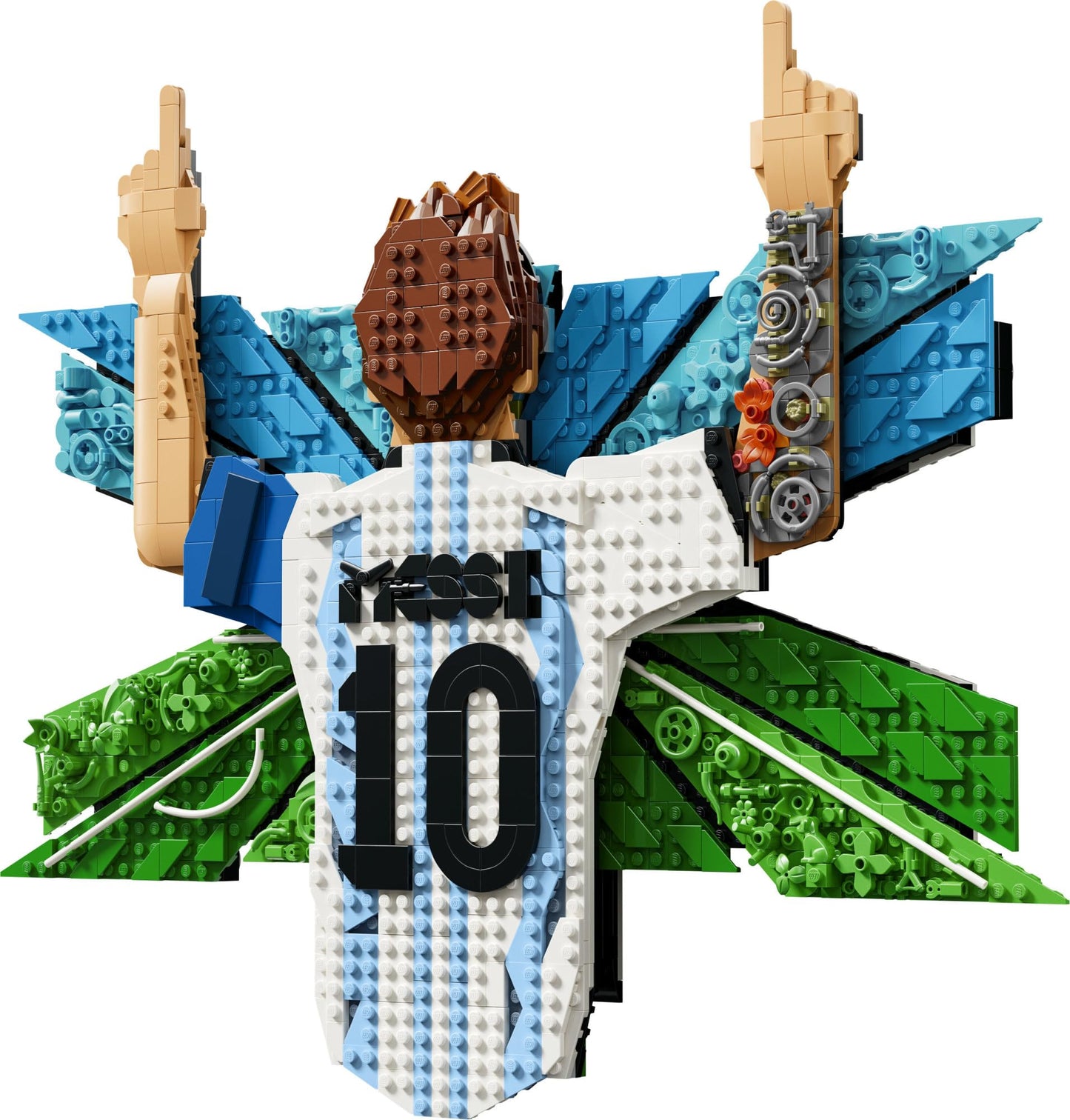 LEGO Editions Lionel Messi – Celebration - Building Set for Boys & Girls, Ages 14+ - Collectible Soccer Gift for Fans - Kids Bedroom or Shelf Decor - 43018